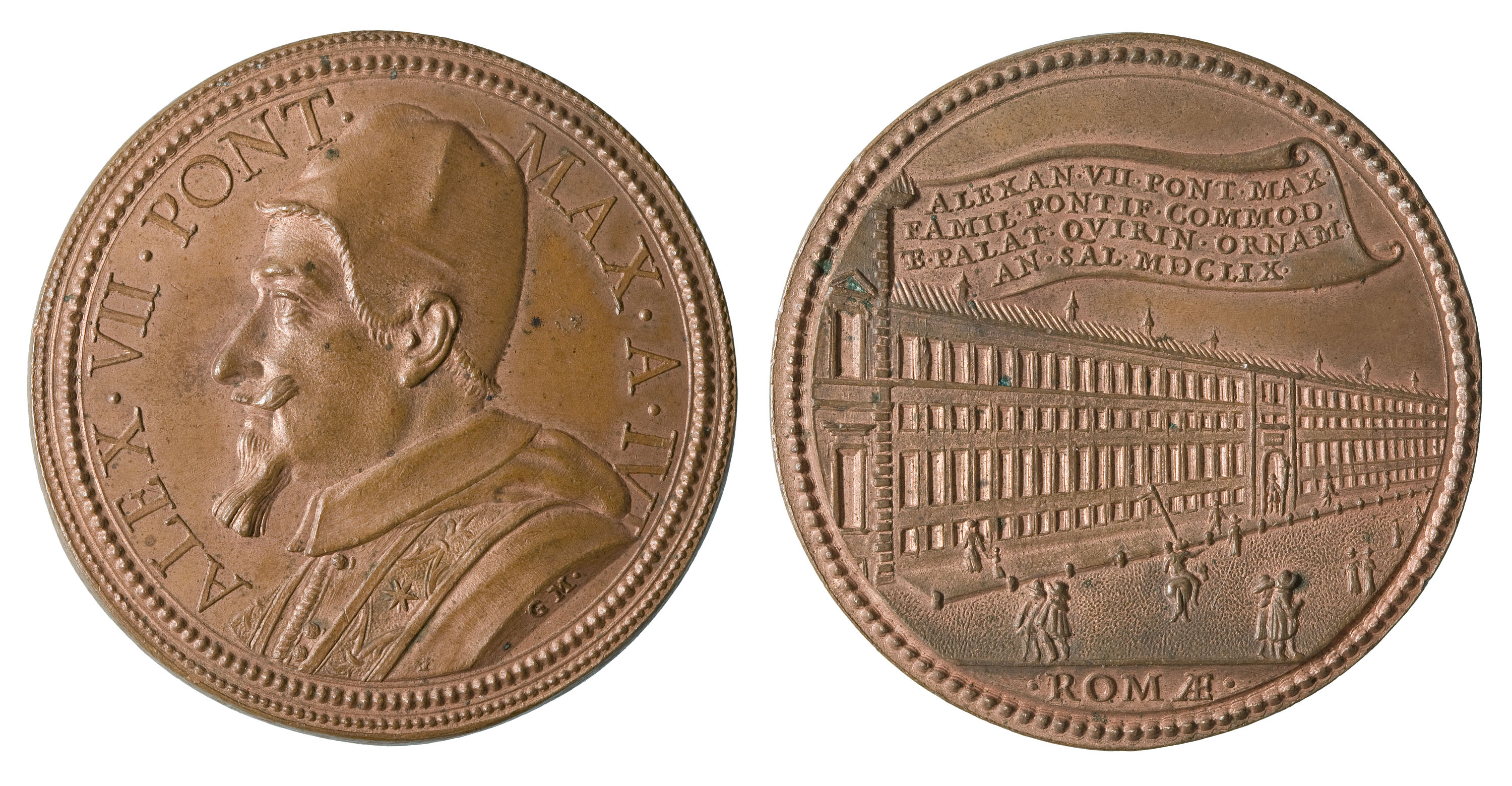 image for: Gaspare Morone - Alexandre VII i l&#039;ampliació del Palau del Quirinal - 1659