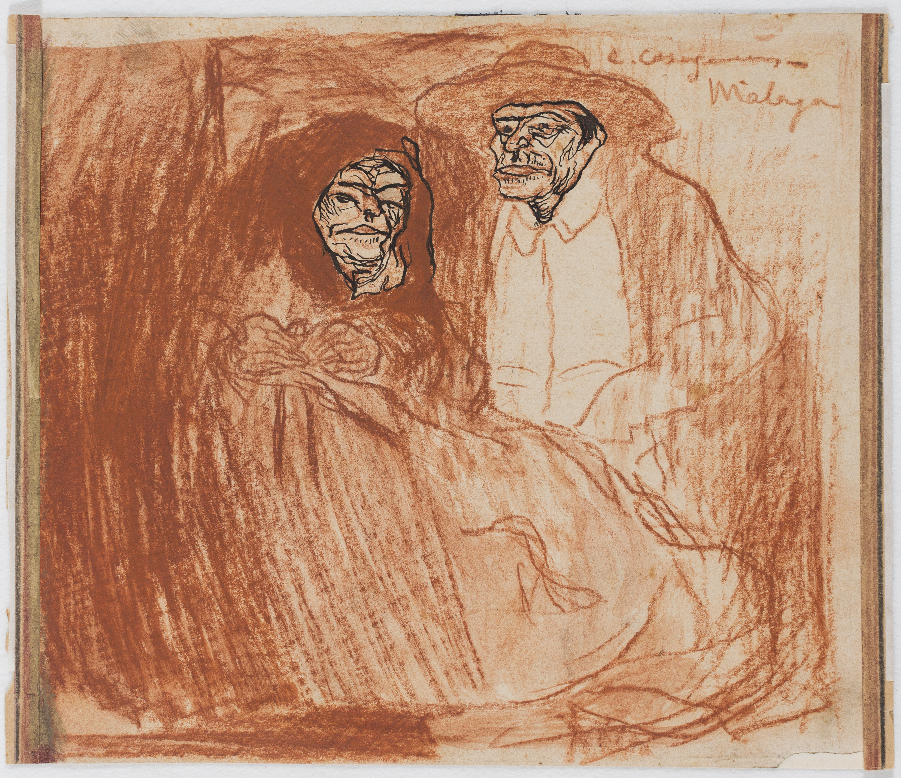 image for: Carles Casagemas - Parella de vells - Màlaga, 1900-1901