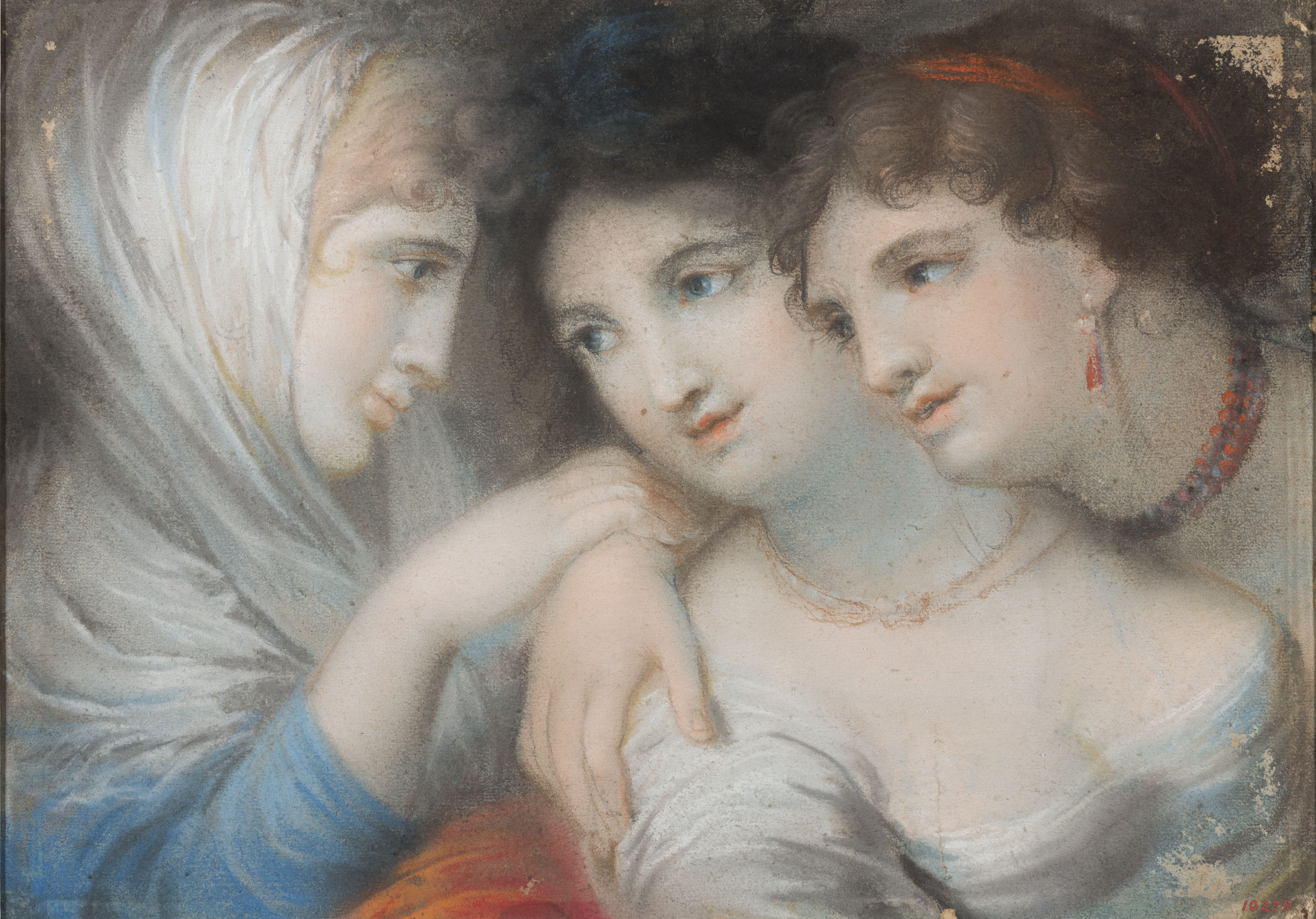 image for: Josep Bernat Flaugier - Composició amb figures femenines - Cap a 1800-1812