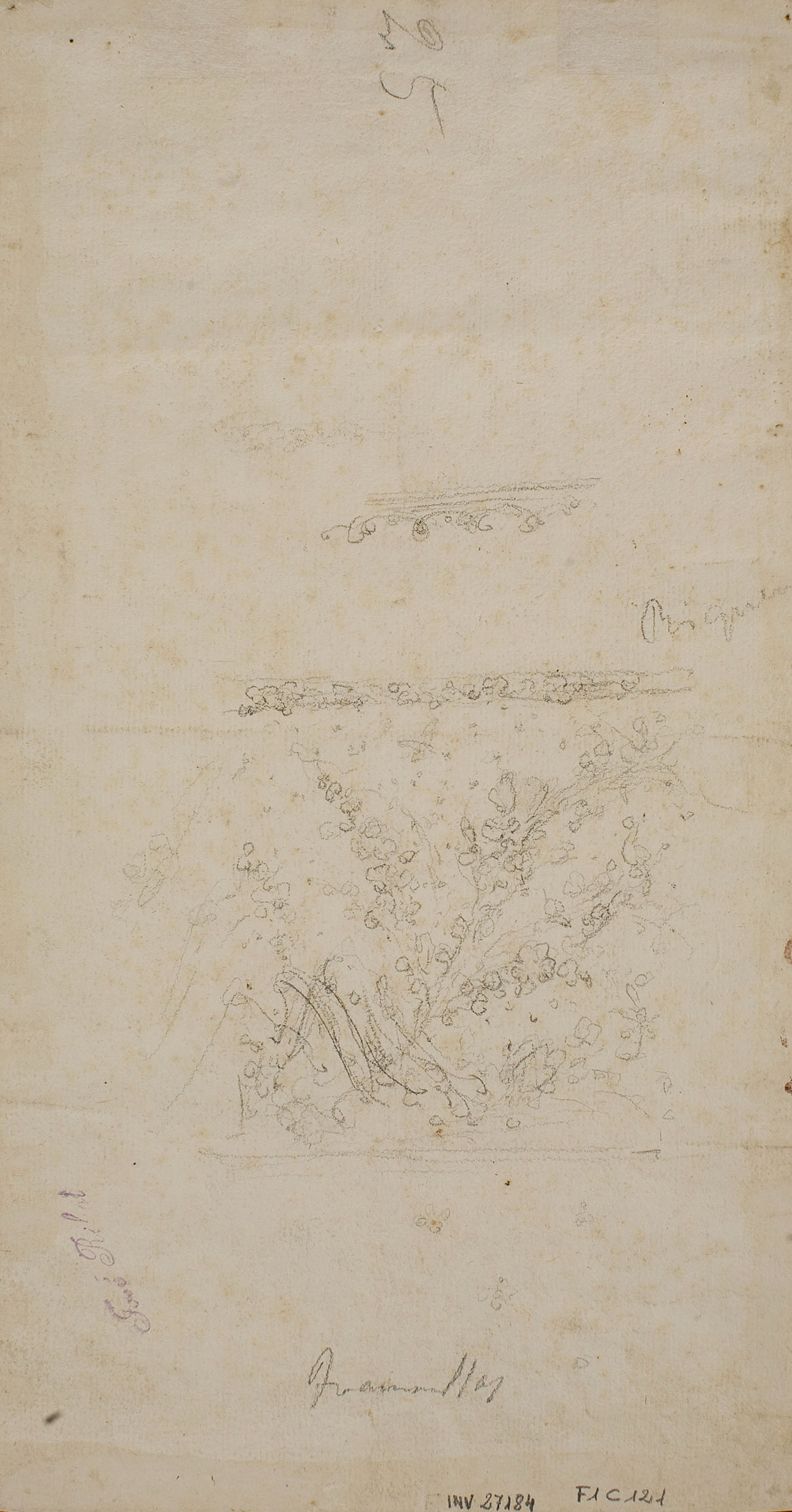 image for: Francesc Tramulles - D&#039;Herodes a Pilat (anvers) / Decoració vegetal (revers) - Cap a 1760 [2]