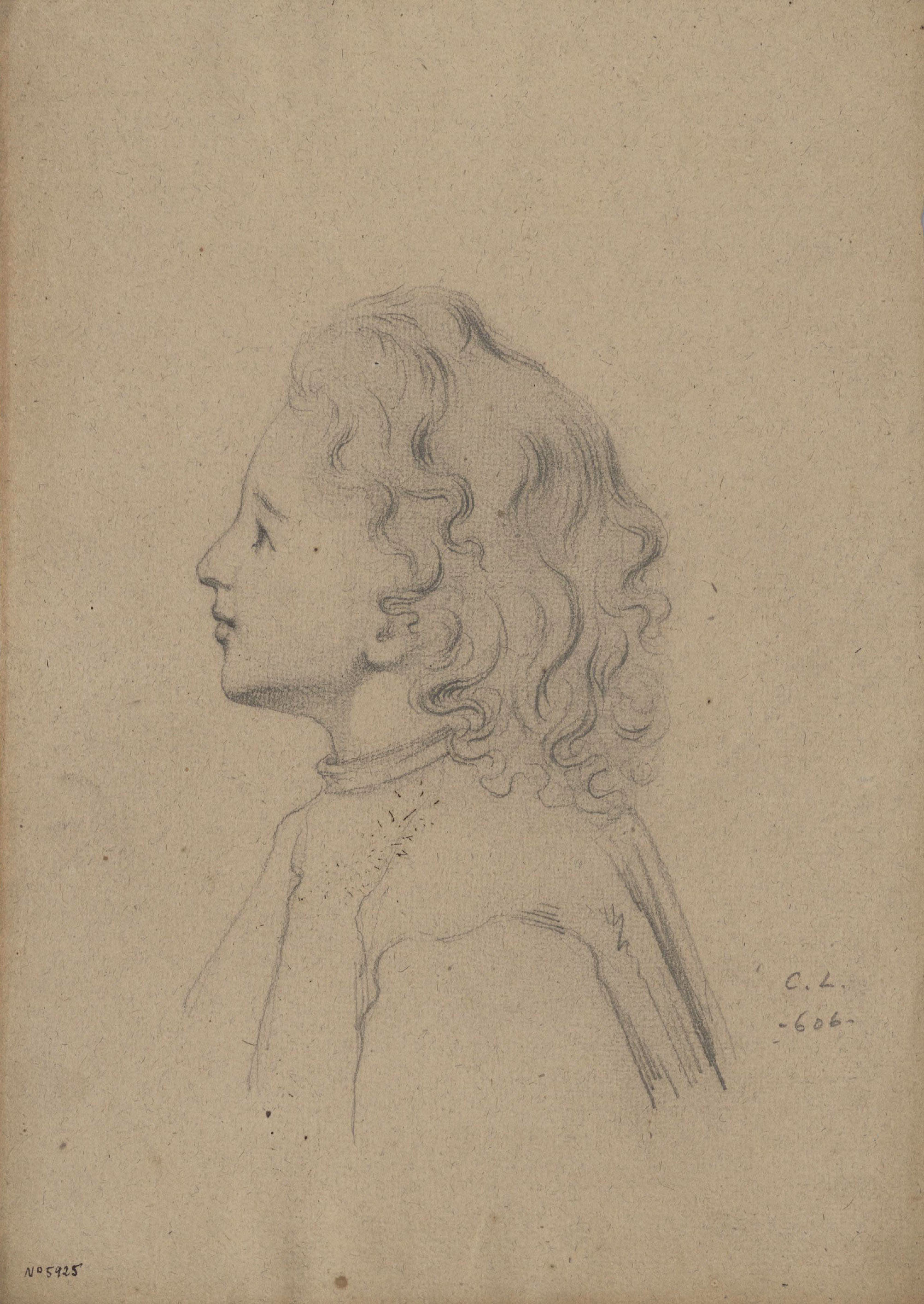 image for: Claudi Lorenzale - Cap de nen - Cap a 1850-1870