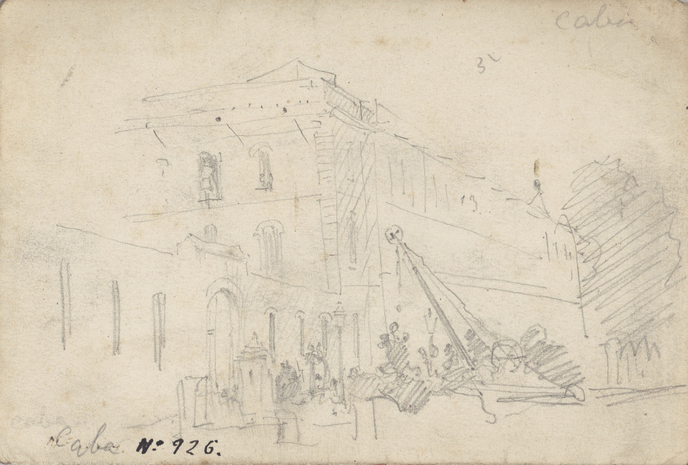 image for: Antoni Caba - Davant de les Drassanes - Cap a 1860-1870