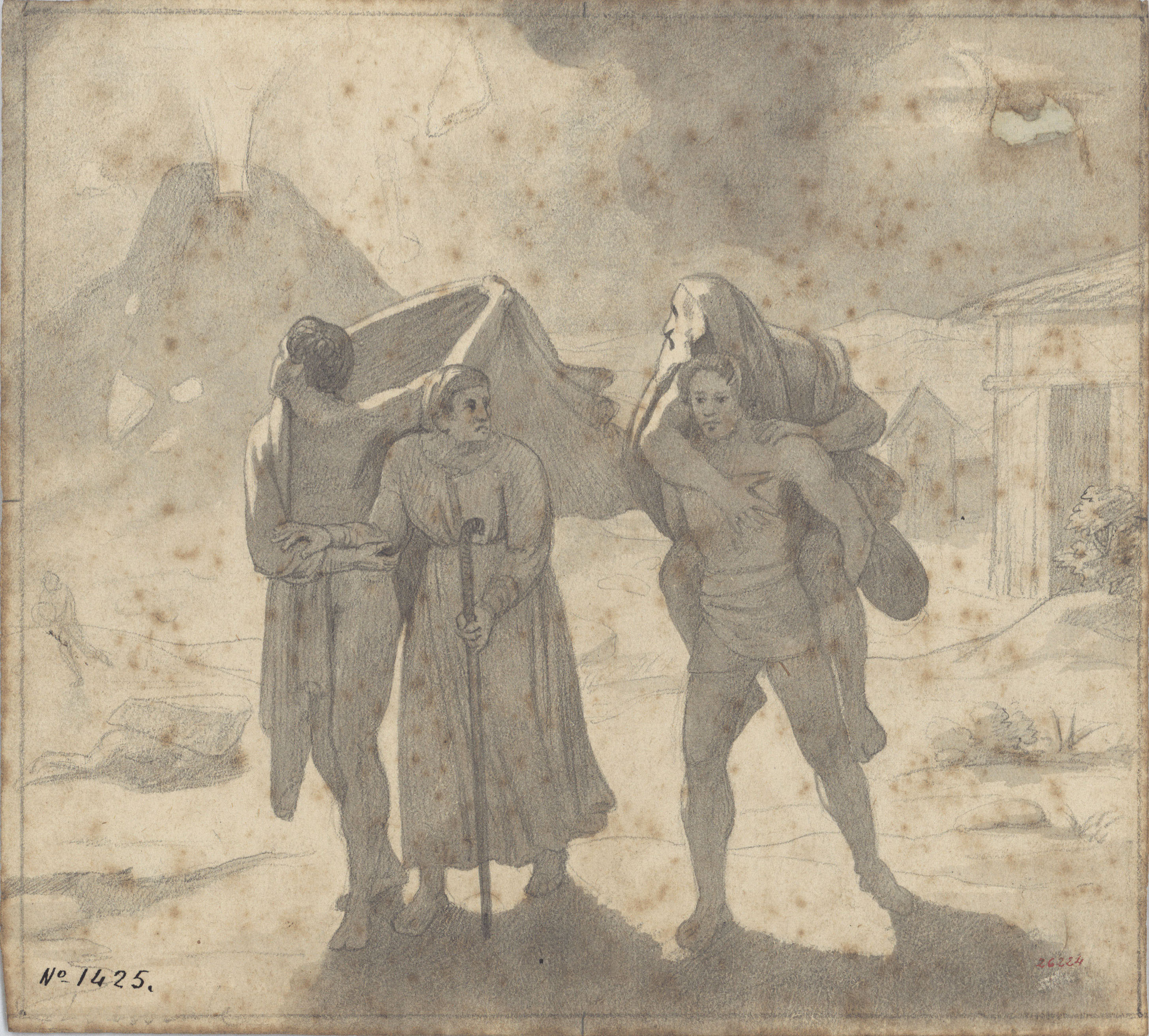 image for: Claudi Lorenzale - Enees i Anquises - Cap a 1840-1850