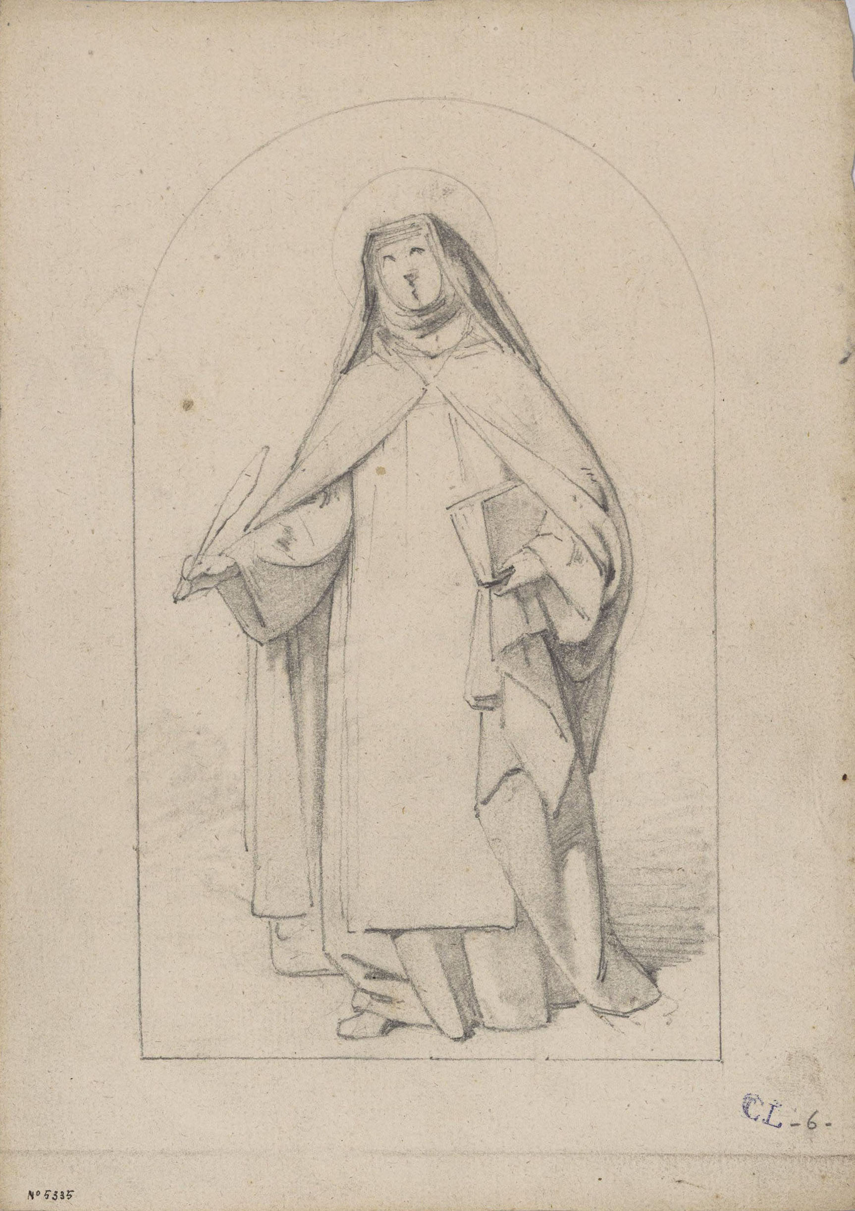 image for: Claudi Lorenzale - Santa Teresa de Jesús - Cap a 1850-1870