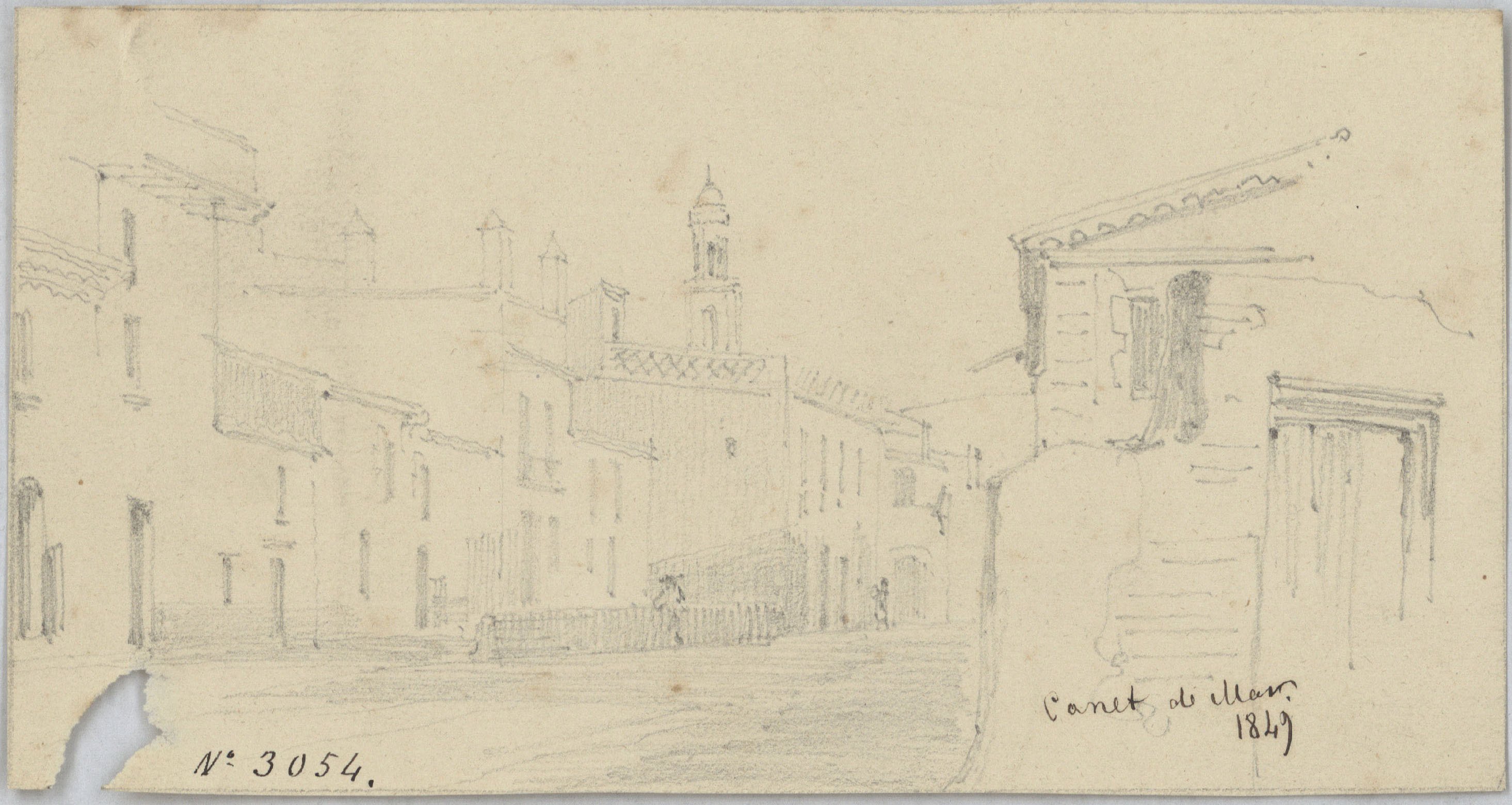 image for: Lluís Rigalt - Canet de Mar - 1849