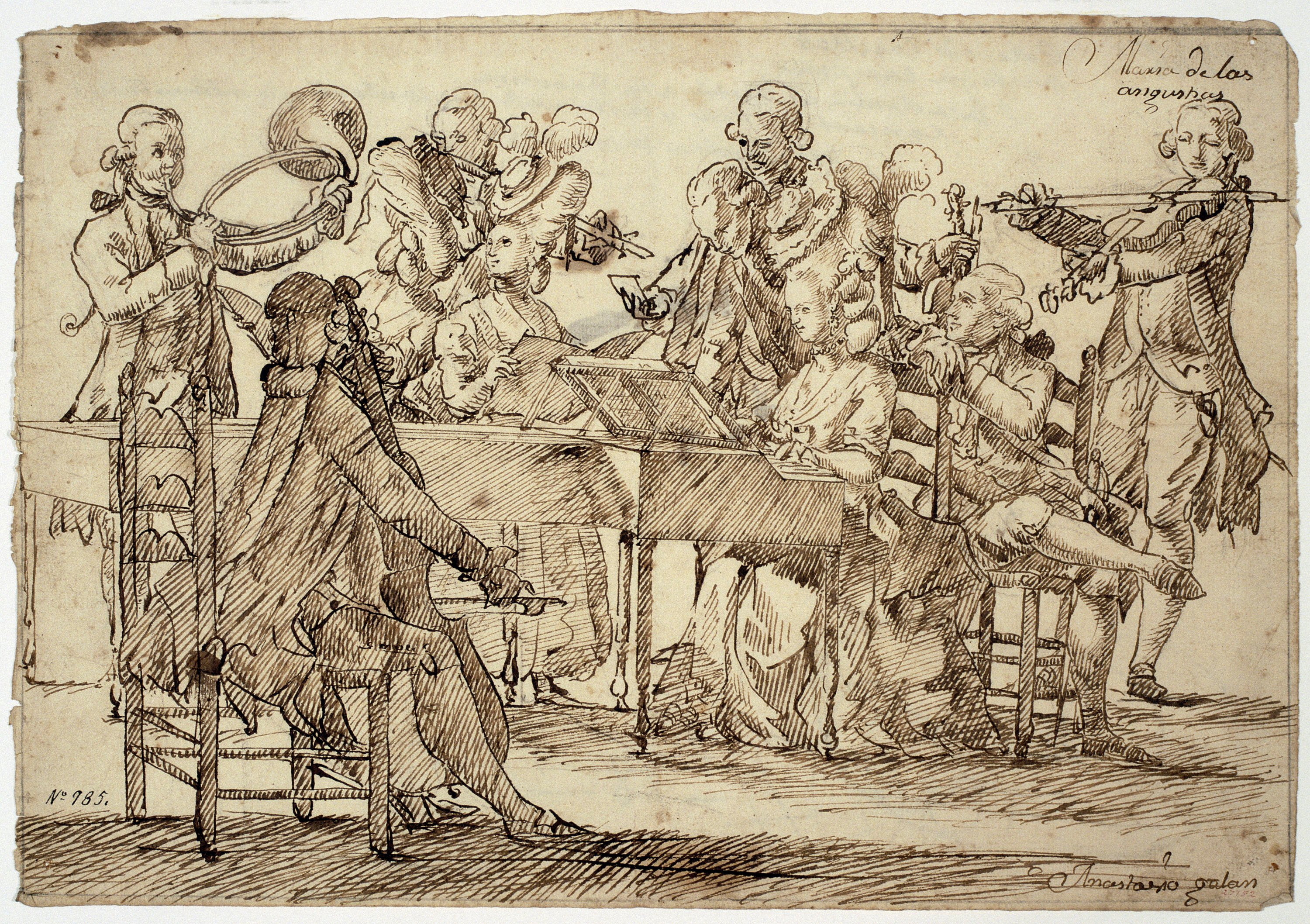 image for: Antoni Casanovas Torrents - L&#039;Acadèmia de teatre a la Quaresma. Concert de veus i instruments - Cap a 1760-1770