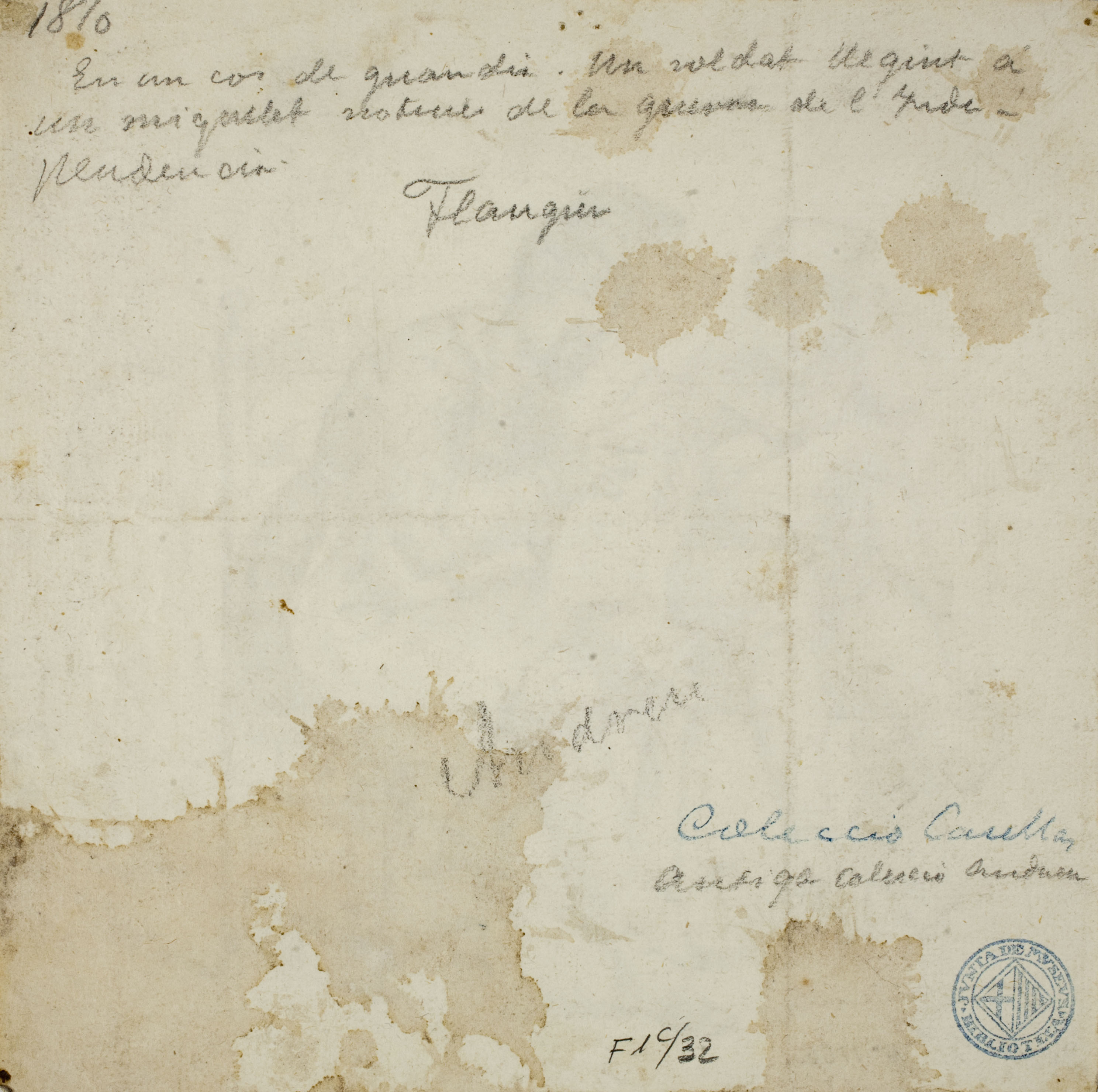 image for: Josep Bernat Flaugier - Un soldat llegint a un miquelet notícies de la Guerra de la Independència - Cap a 1809-1812 [1]