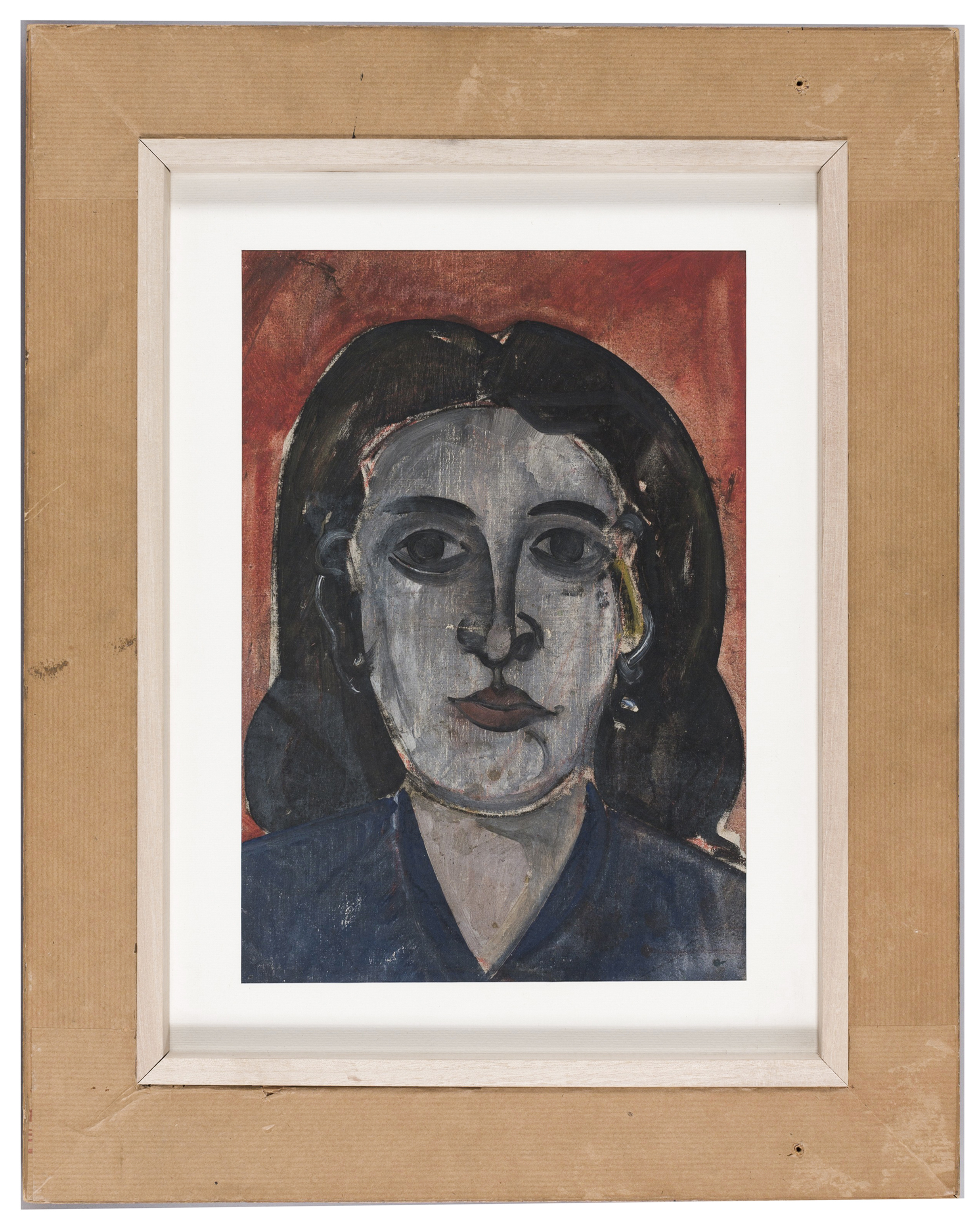 image for: Josep Guinovart - Crani (anvers) / Cap de dona (revers) - 1954 [1]