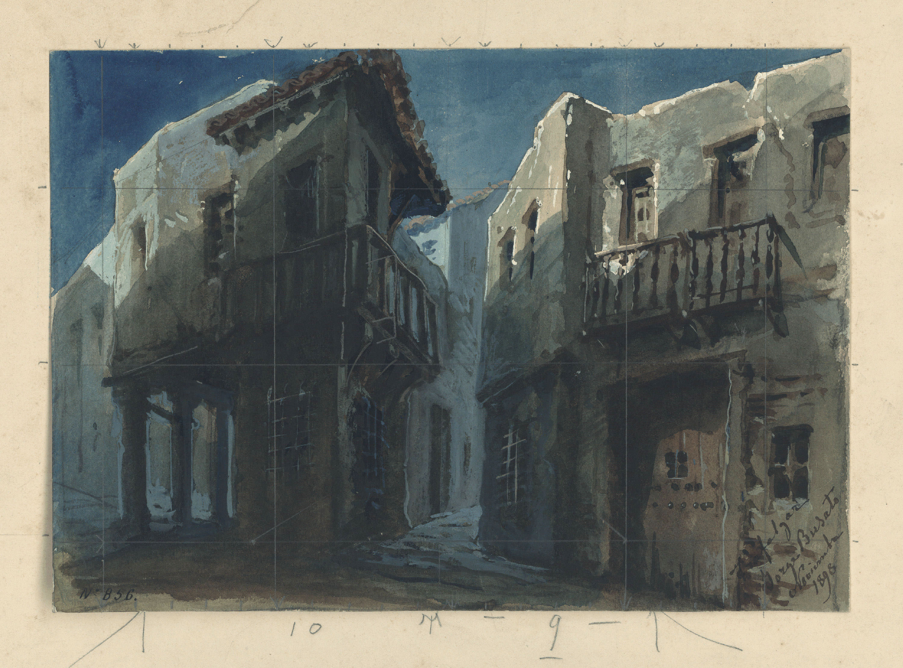 image for: Jorge Busato - Trafalgar (escenografia) - 1898