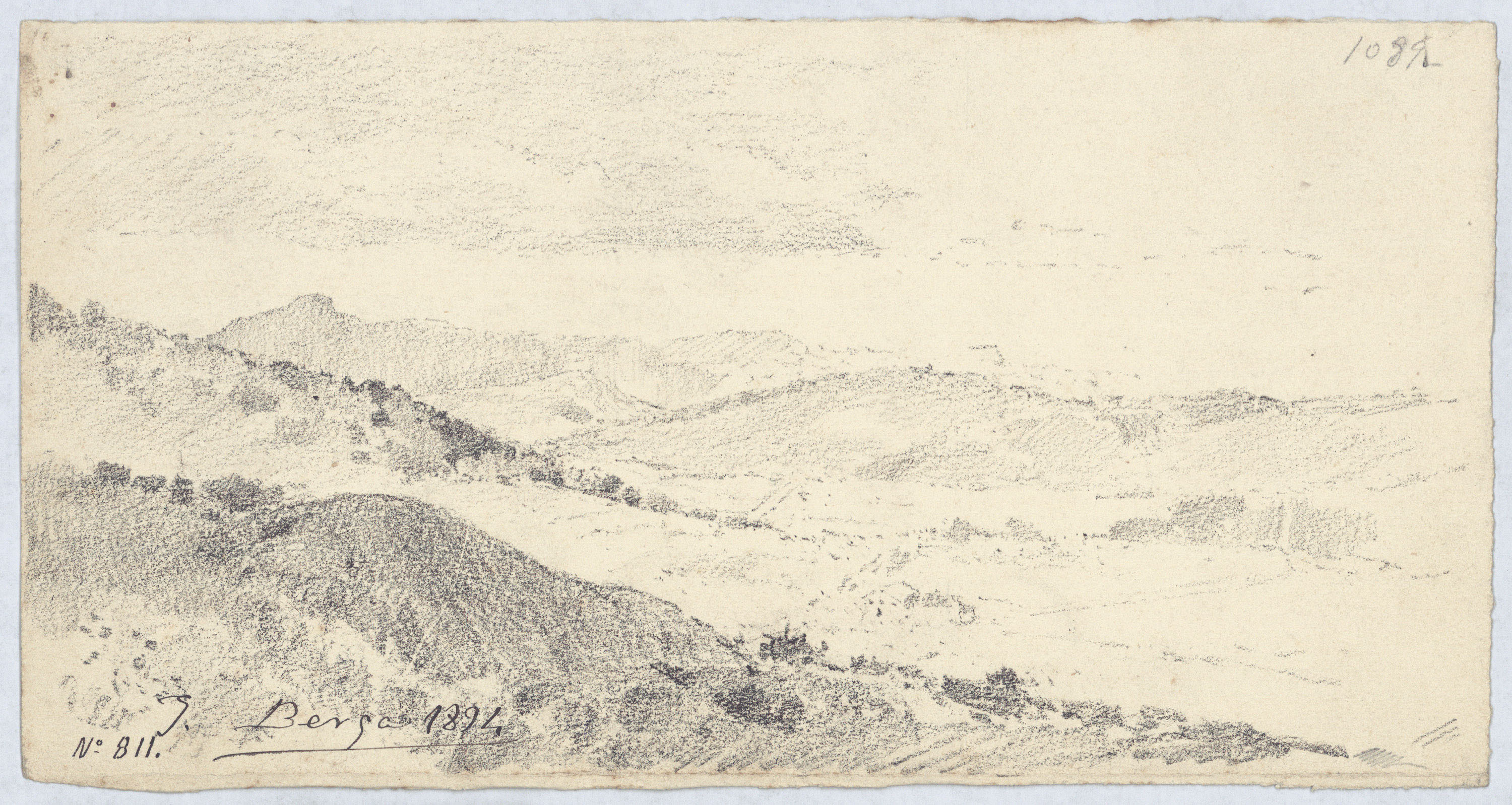 image for: Josep Berga Boix - Estudi d&#039;un paisatge - 1894