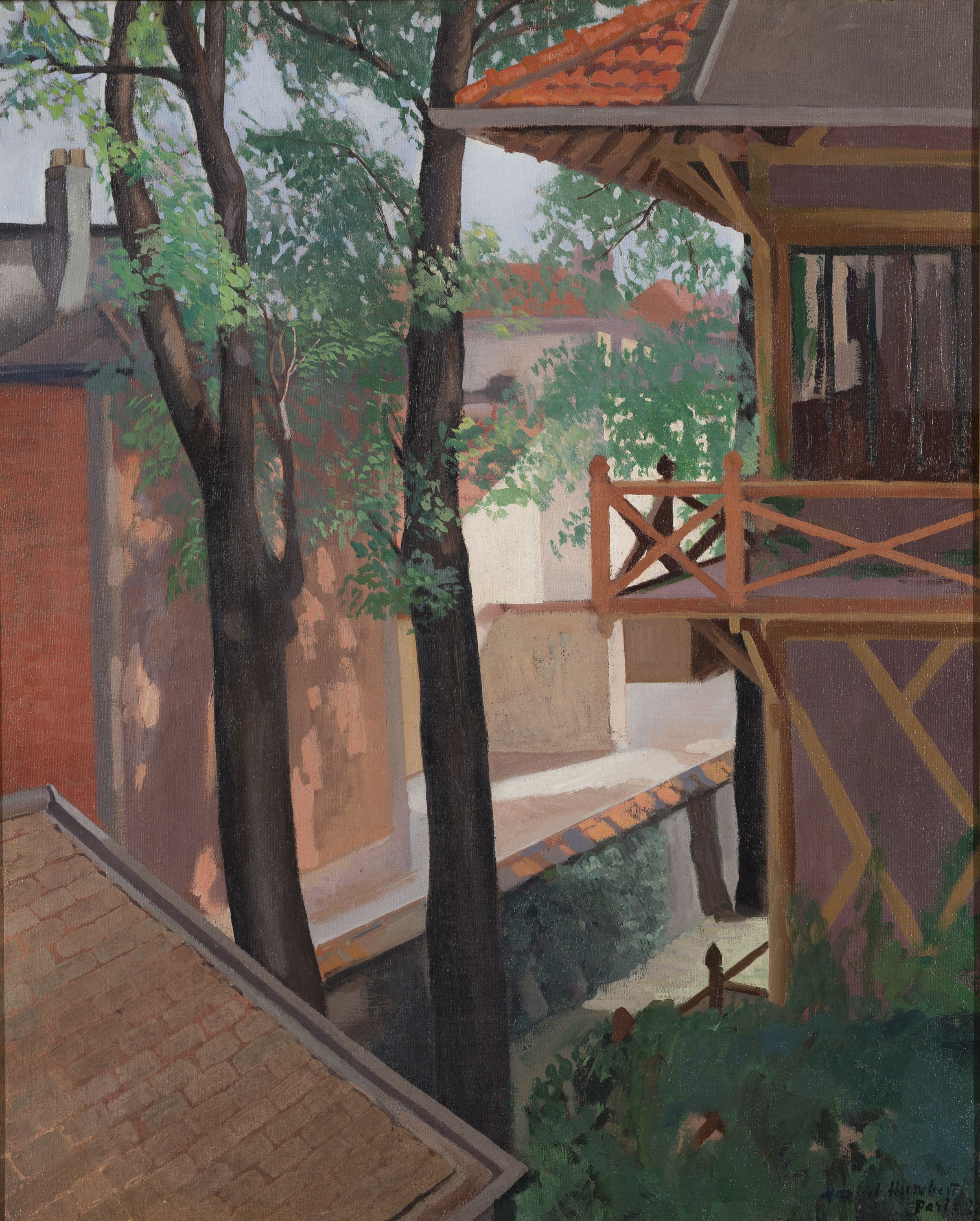 image for: Manuel Humbert - Un racó de París - París, 1922