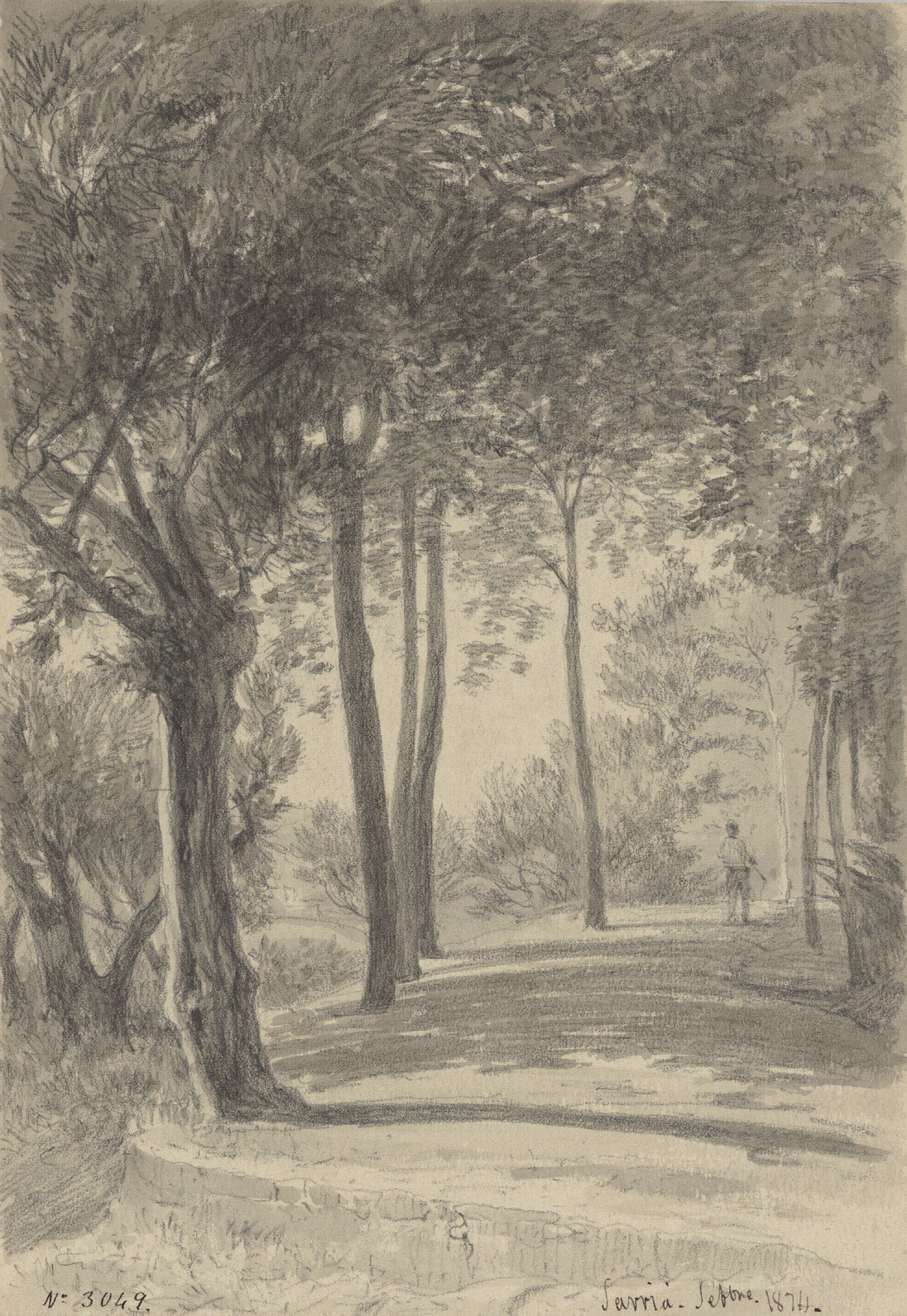 image for: Lluís Rigalt - Sarrià - Setembre de 1874