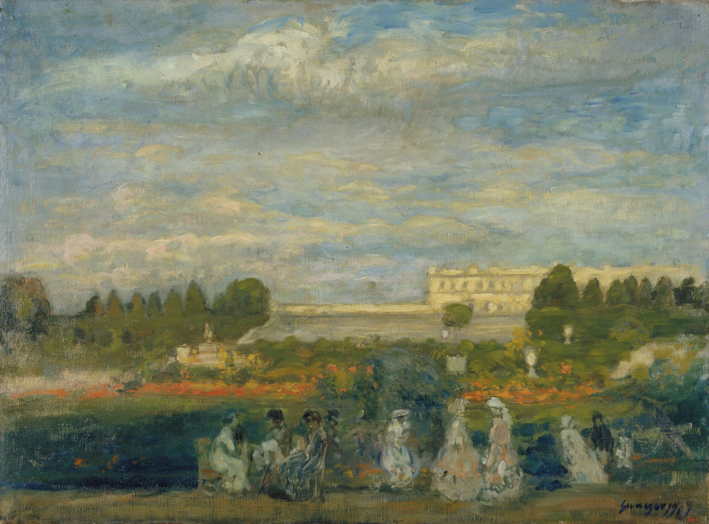 image for: Joaquim Sunyer - Versalles - París, cap a 1905