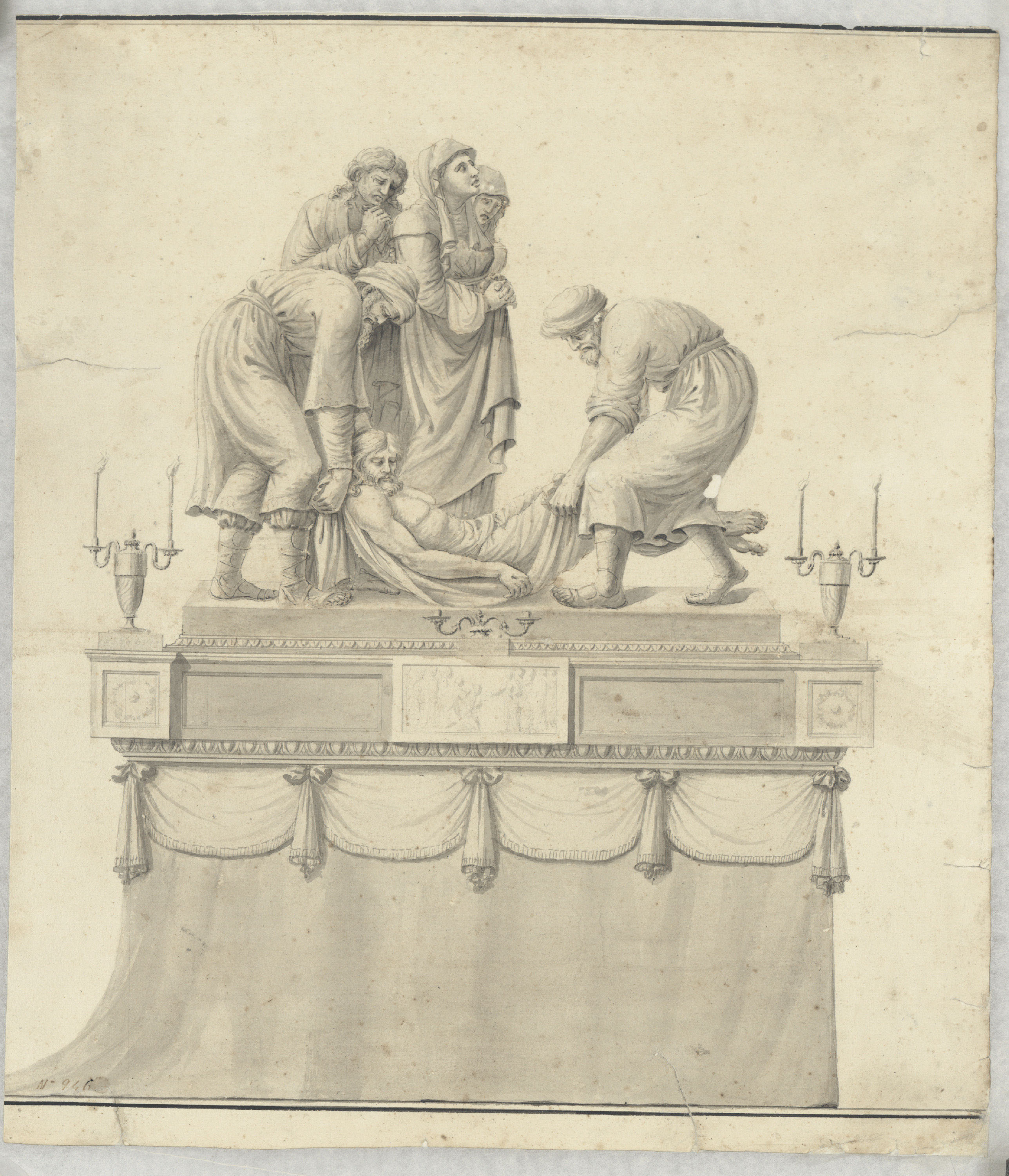 image for: Damià Campeny - Enterrament de Crist - Cap a 1816