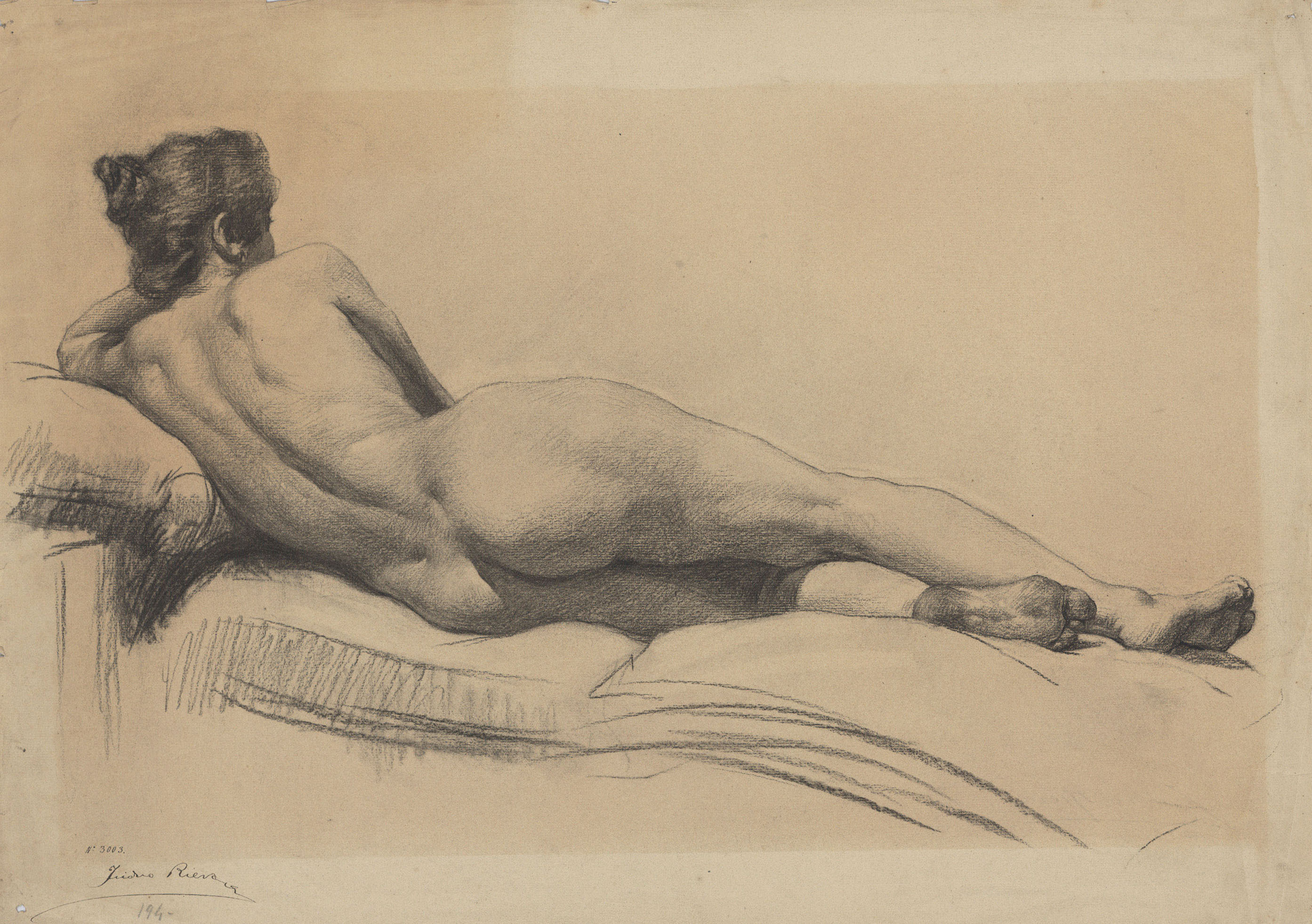 image for: Isidre Riera - Nu femení - Cap a 1895-1900