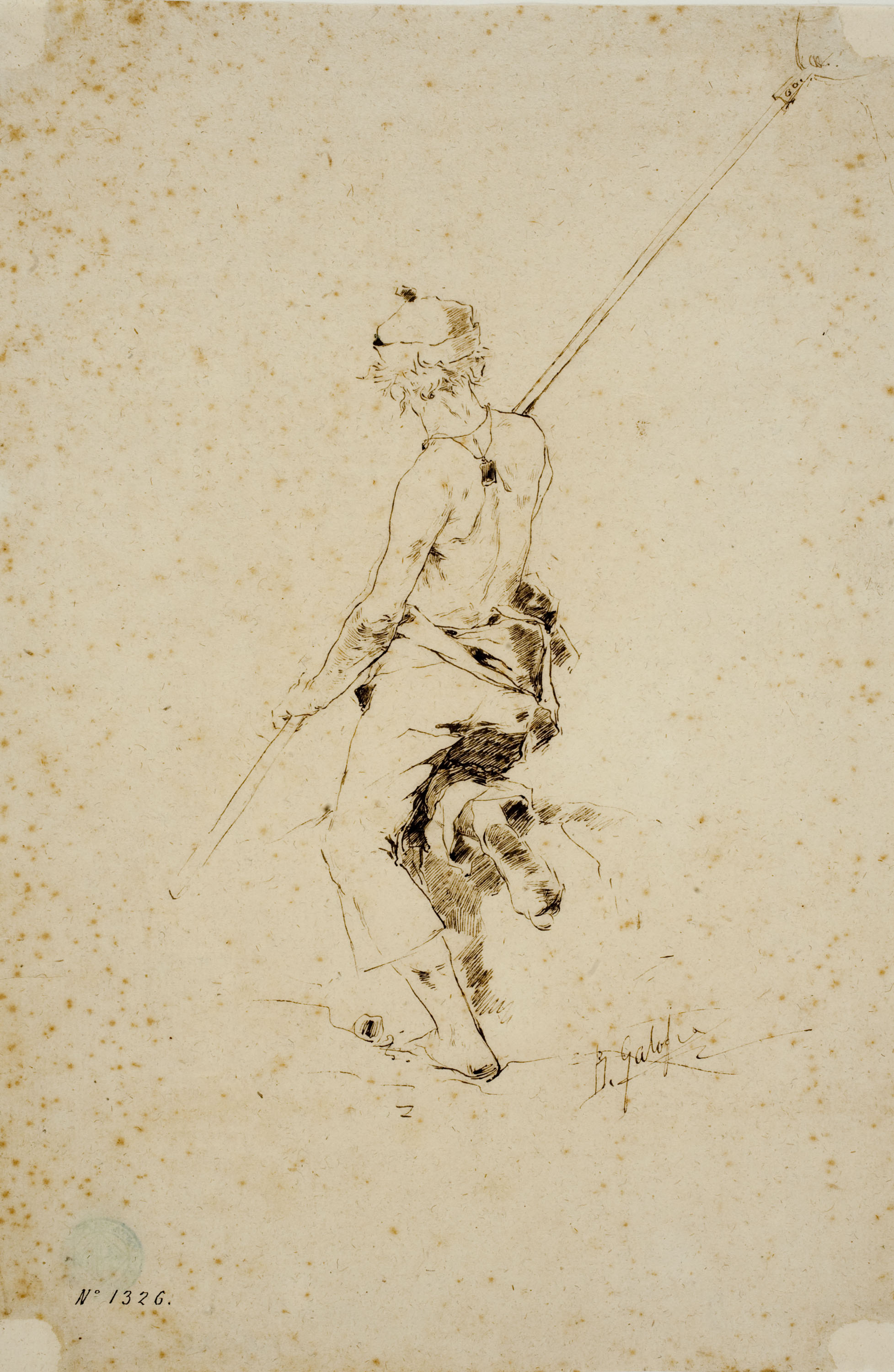 image for: Baldomer Galofre - Pescador de cloïsses - Cap a 1884