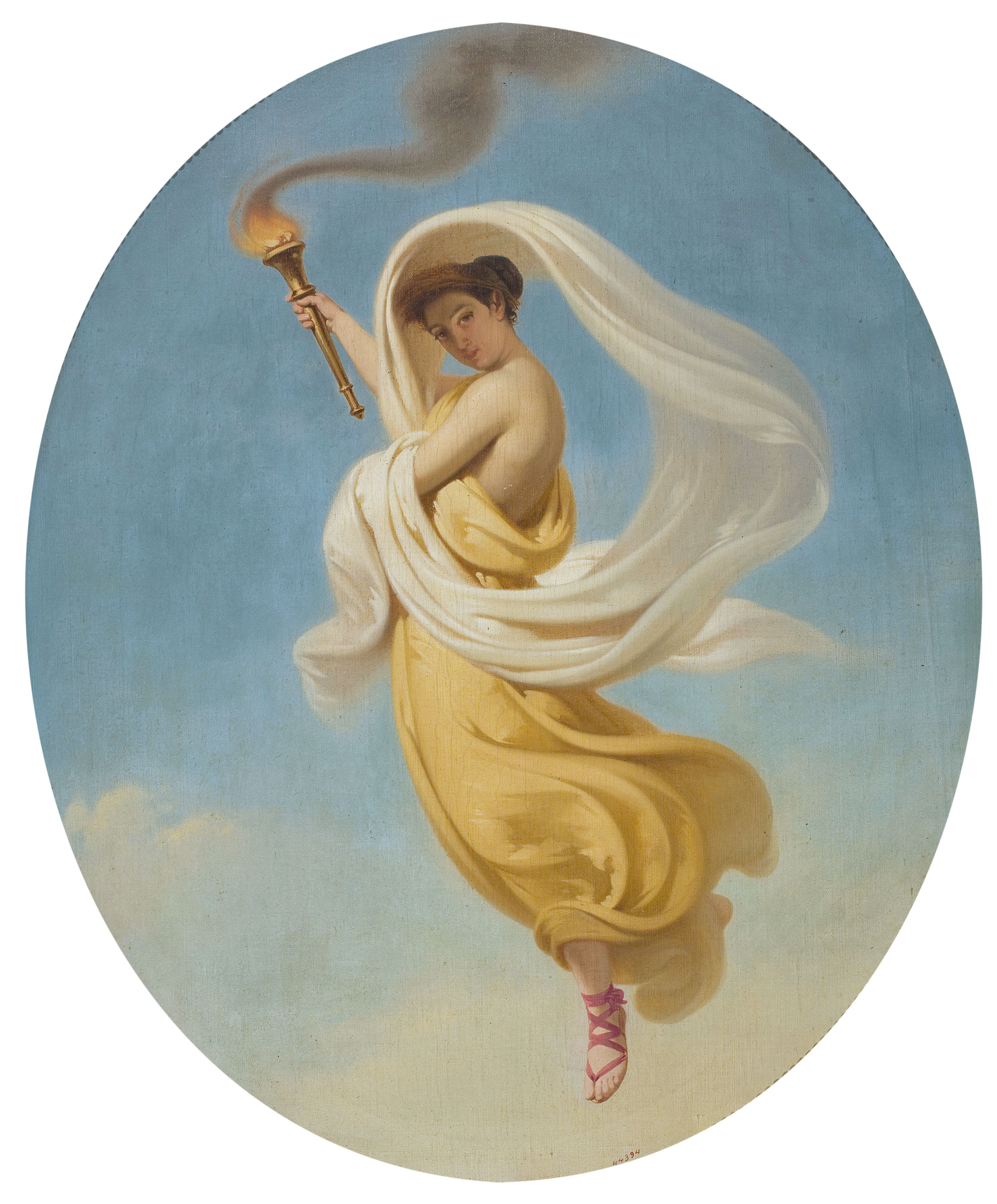 image for: Claudi Lorenzale - Al·legoria de l&#039;Estiu - Cap a 1847