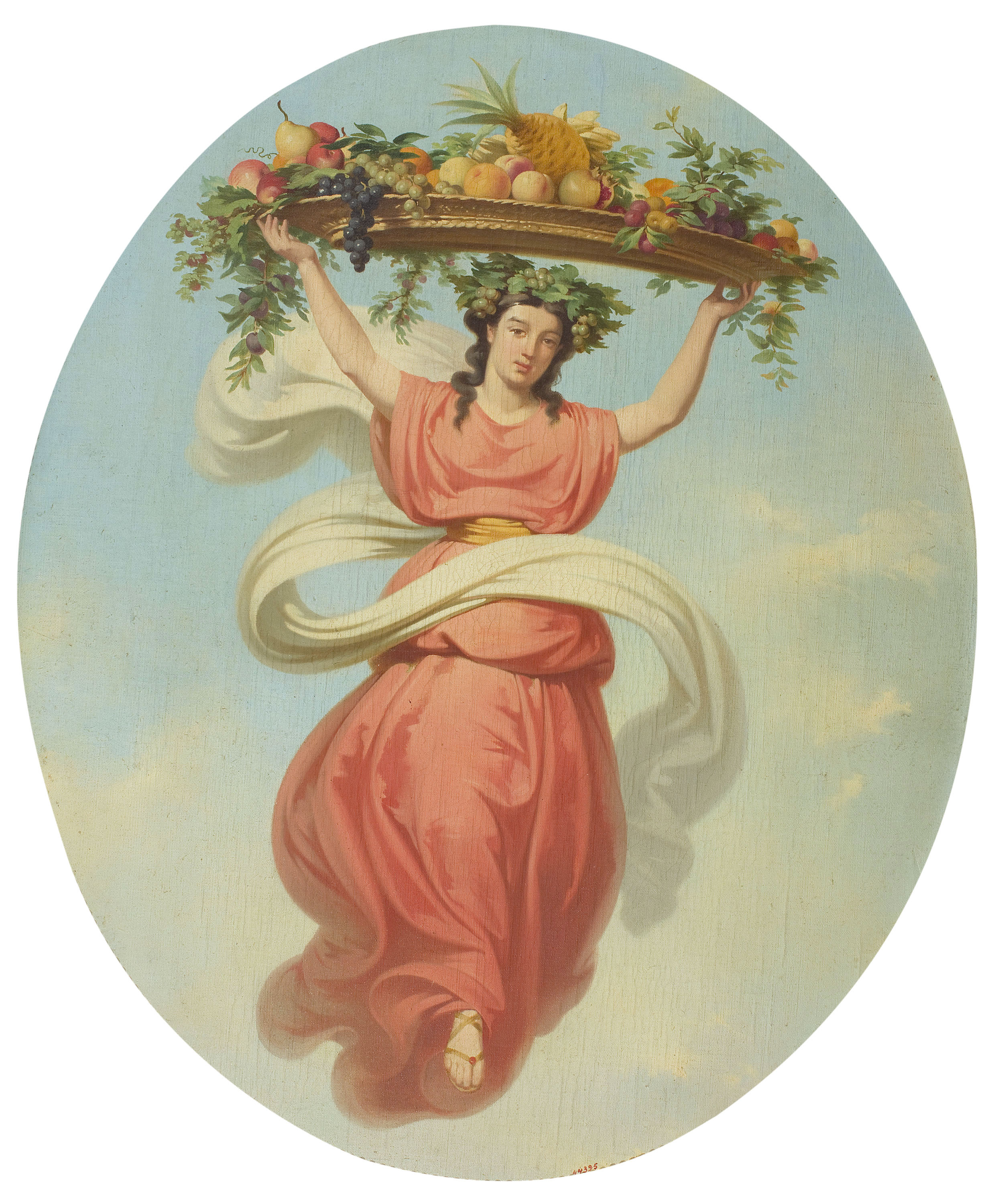 image for: Claudi Lorenzale - Al·legoria de la Tardor - Cap a 1847