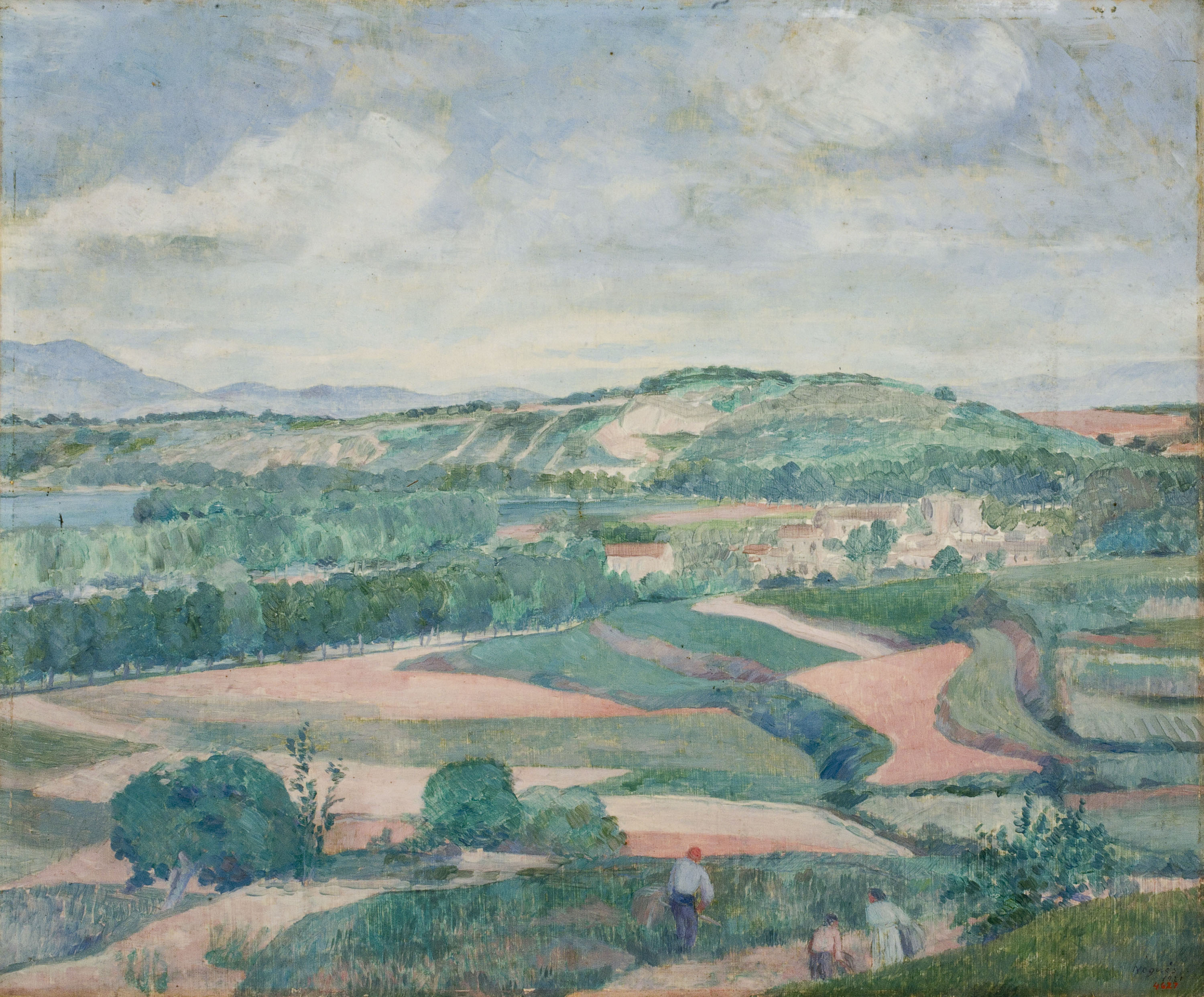 image for: Xavier Nogués - Paisatge de Banyoles - 1921