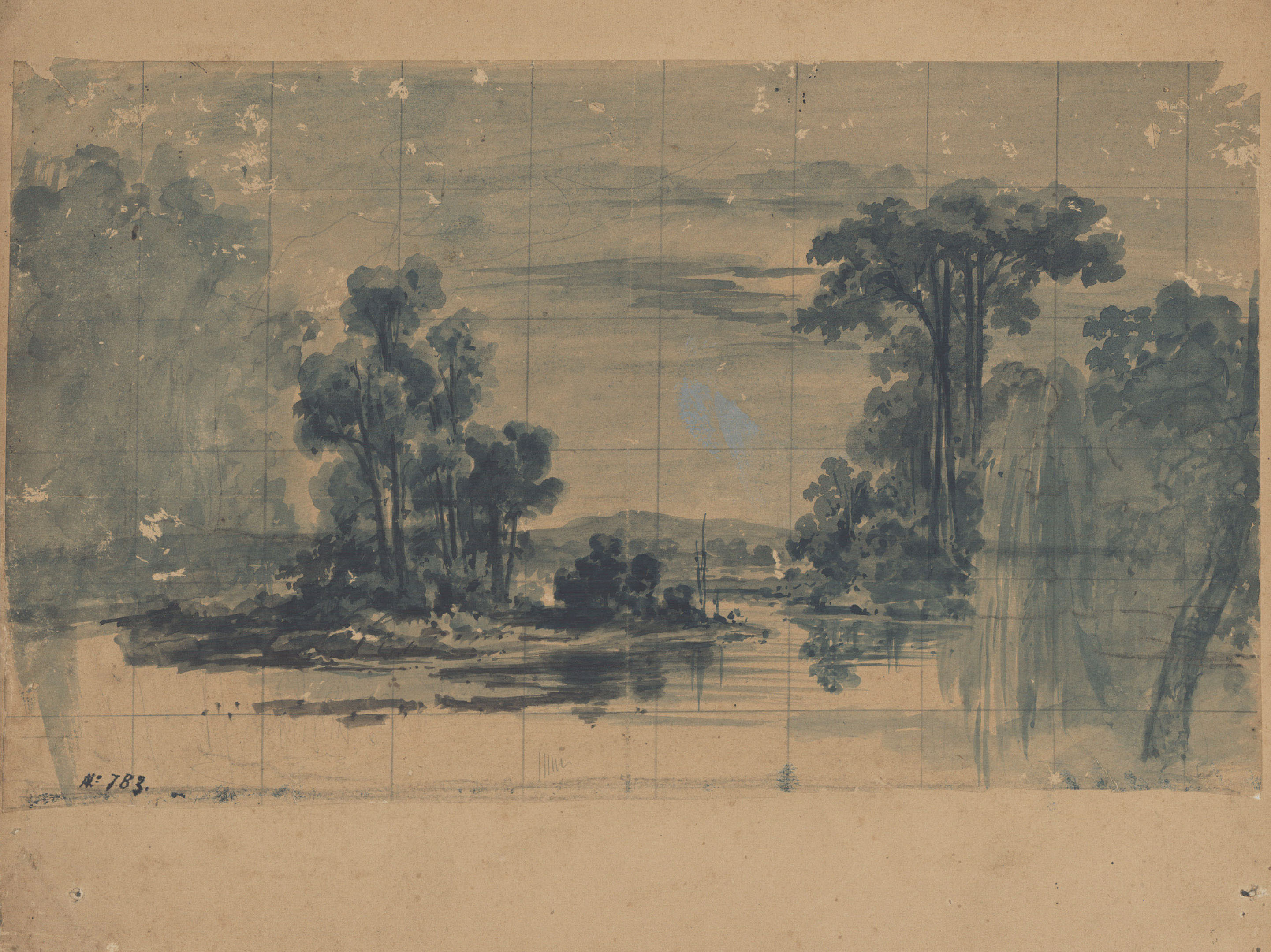 image for: Achille Battistuzzi - Paisatge (escenografia) - Cap a 1850-1860