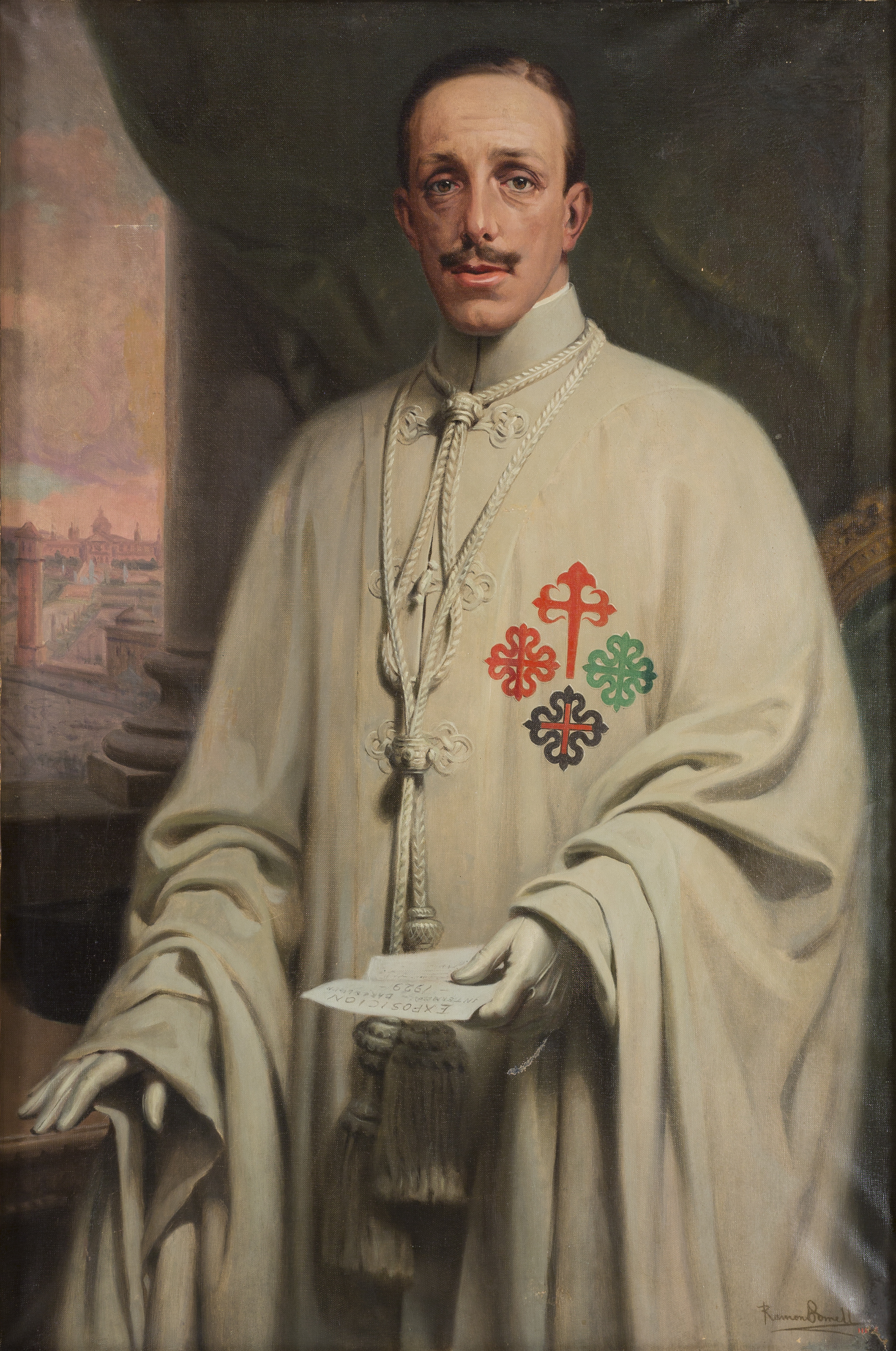 image for: Ramon Borrell Pla - Retrat del rei Alfons XIII - Cap a 1929