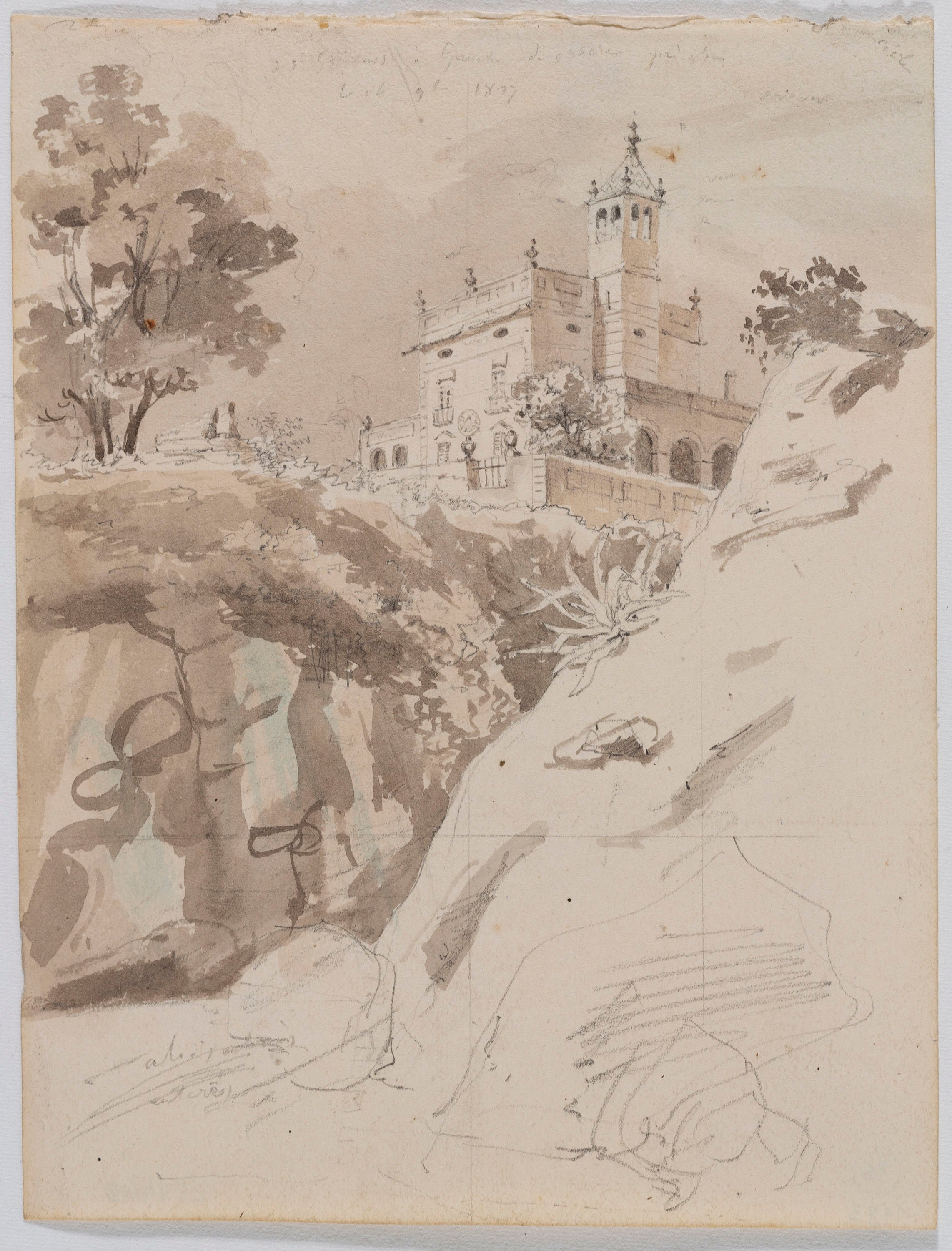 image for: Adolphe Hedwige Alphonse Delamare - Torre a Sant Gervasi - Novembre de 1827