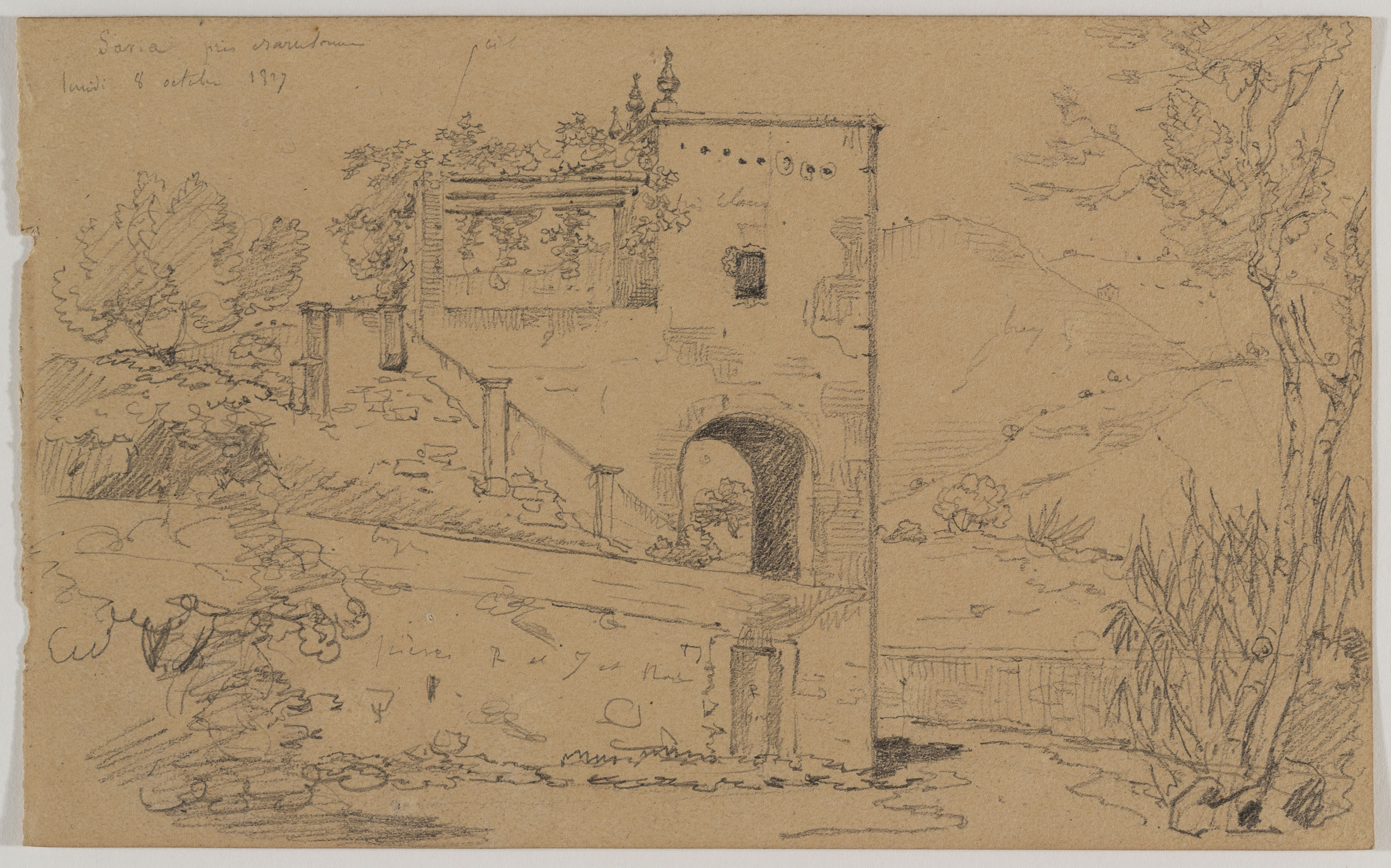 image for: Adolphe Hedwige Alphonse Delamare - Sarrià - 8 d’octubre de 1827