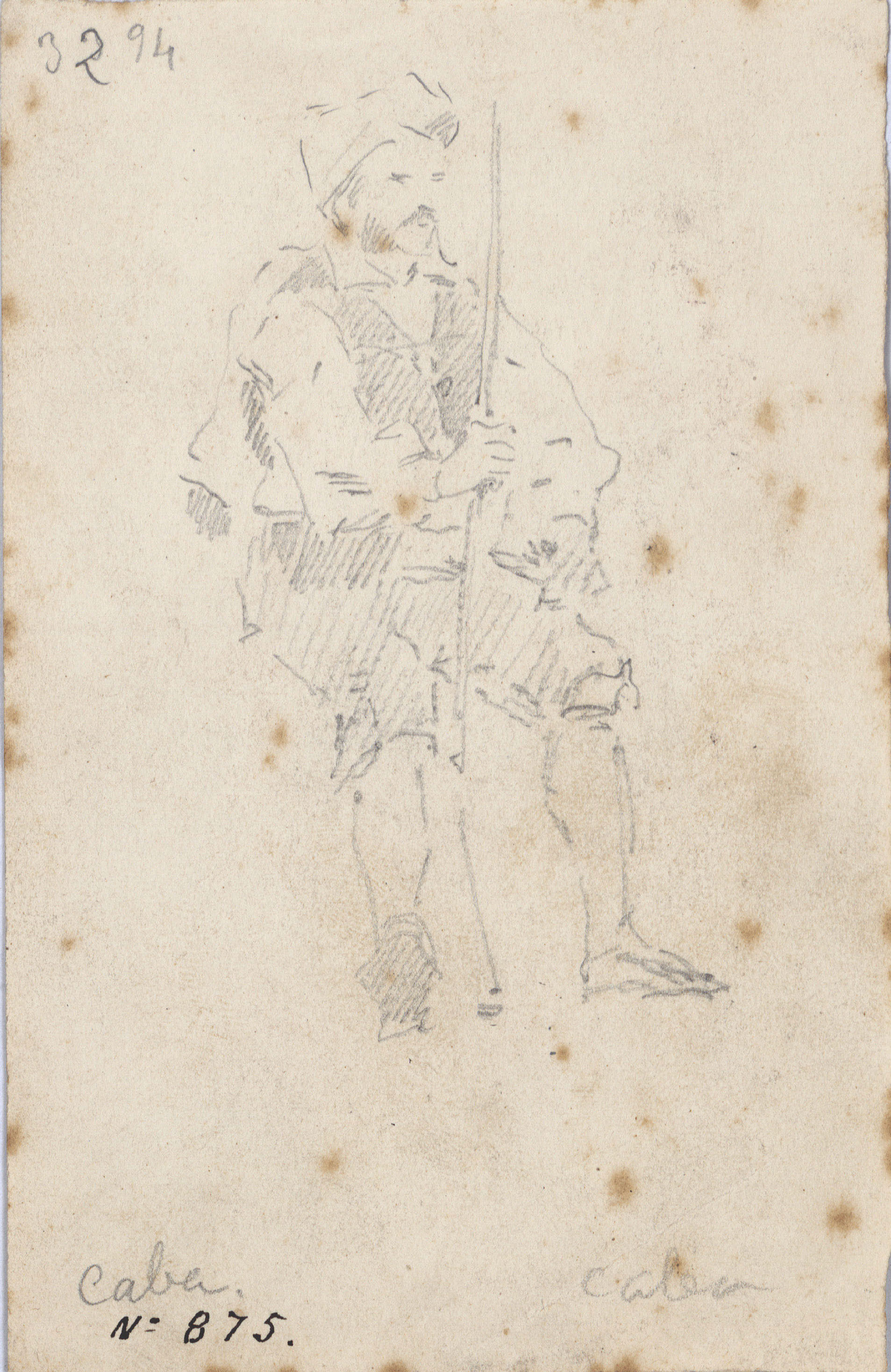 image for: Antoni Caba - Voluntari de la guerra d&#039;Àfrica - Cap a 1860