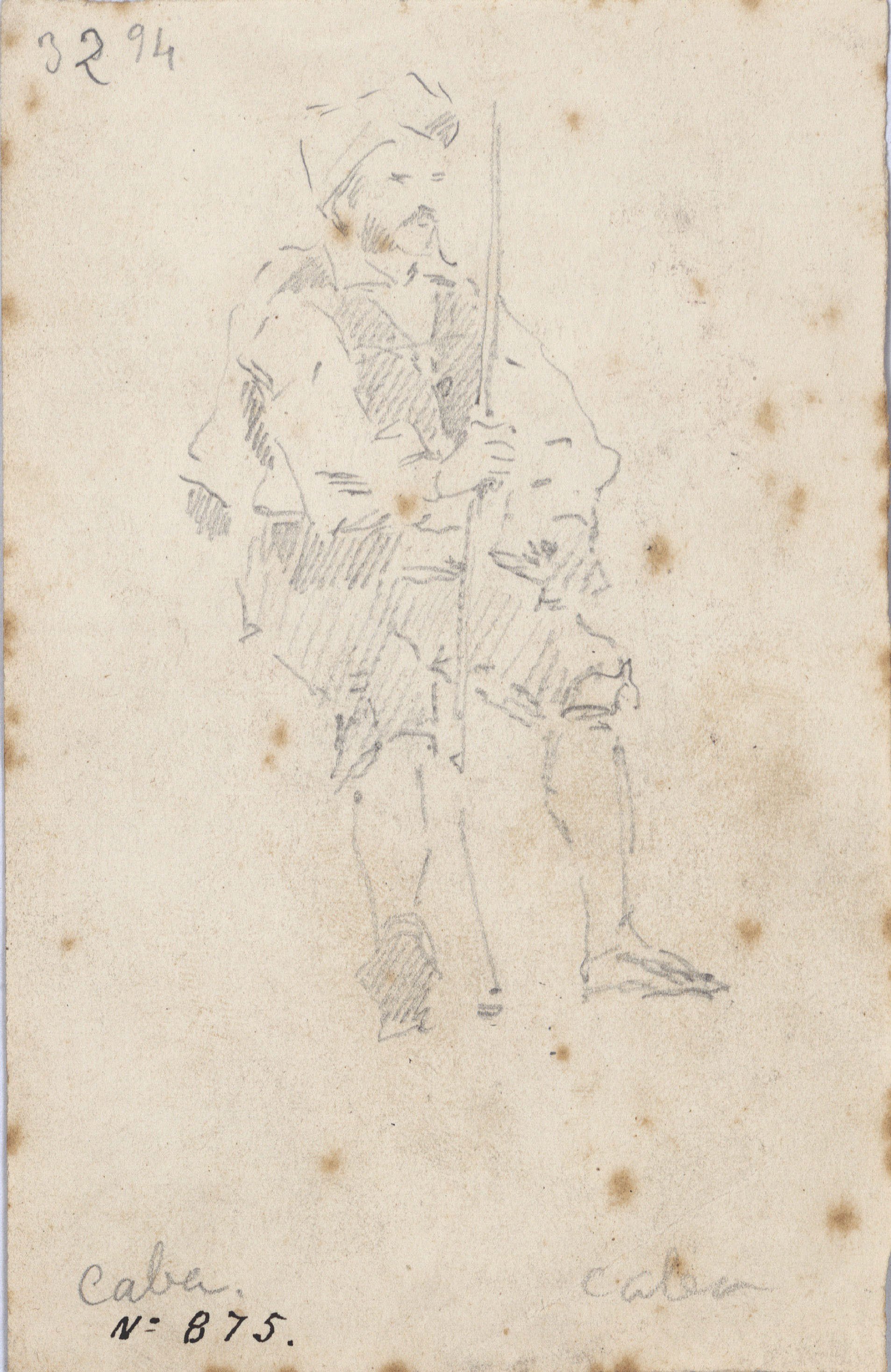 image for: Antoni Caba - Voluntari de la guerra d&#039;Àfrica - Cap a 1860