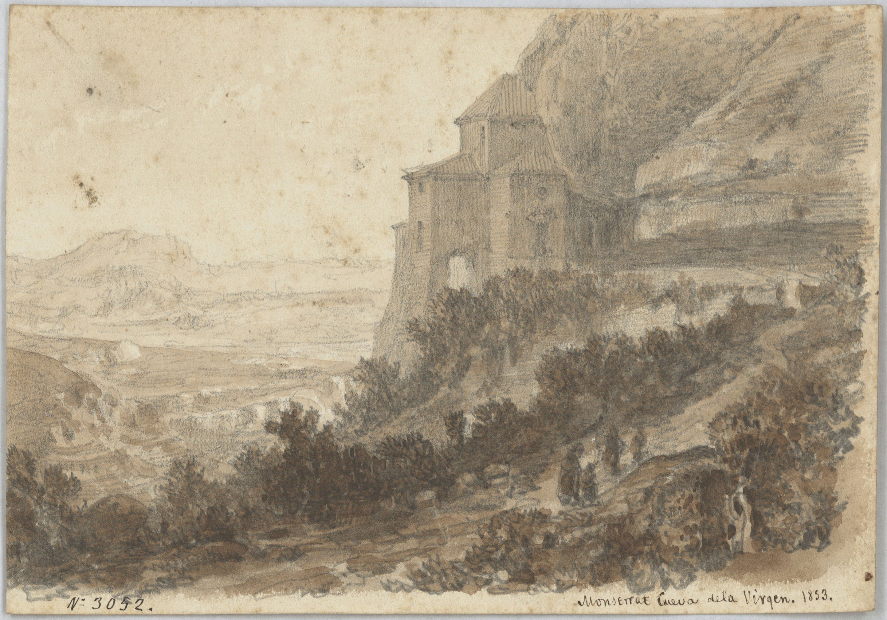 image for: Lluís Rigalt - Montserrat. Cueva de la Virgen - 1853