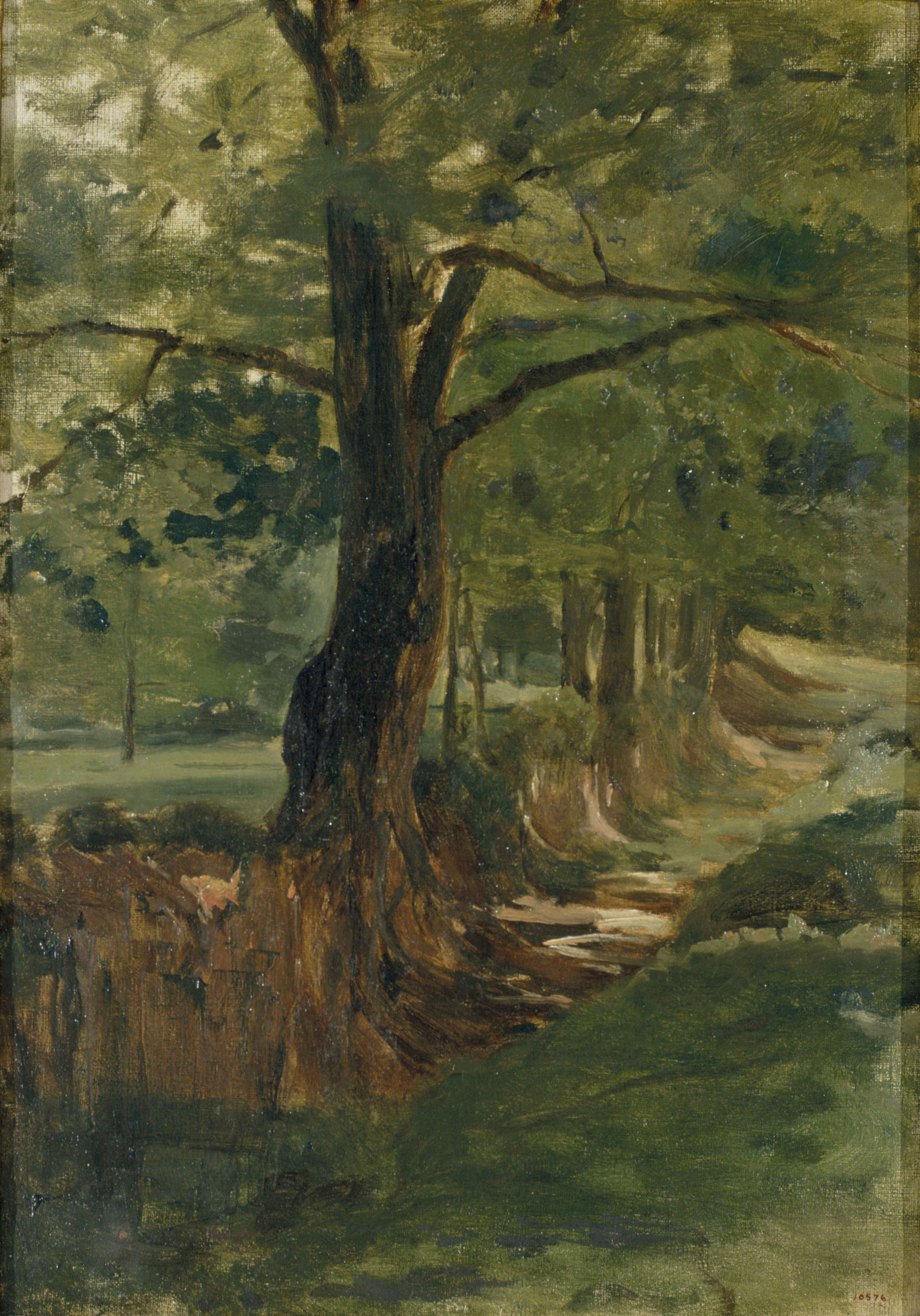 image for: Joaquim Vayreda - El marge - Cap a 1880