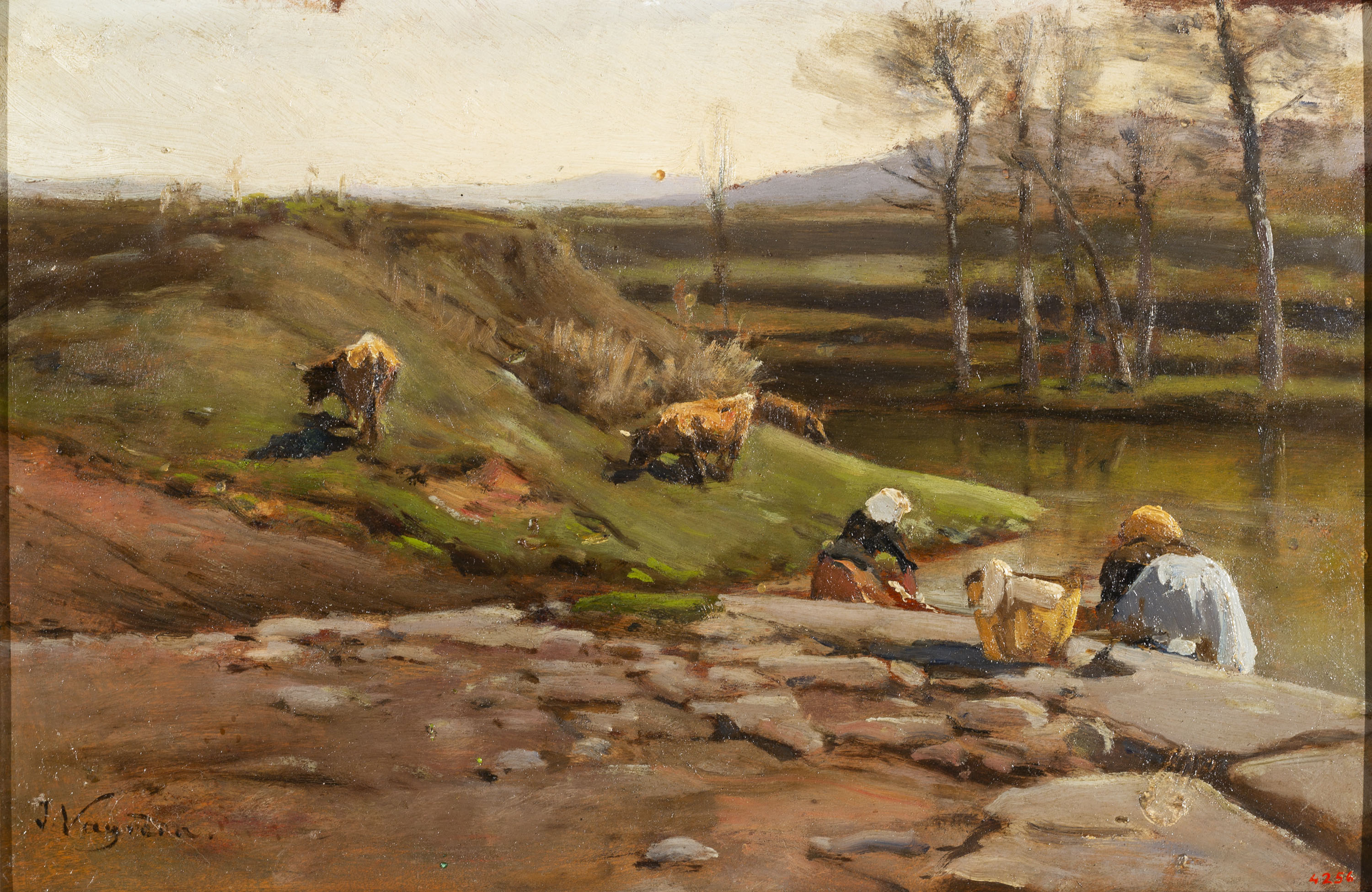 image for: Joaquim Vayreda - Vores de riu - Cap a 1887-1890