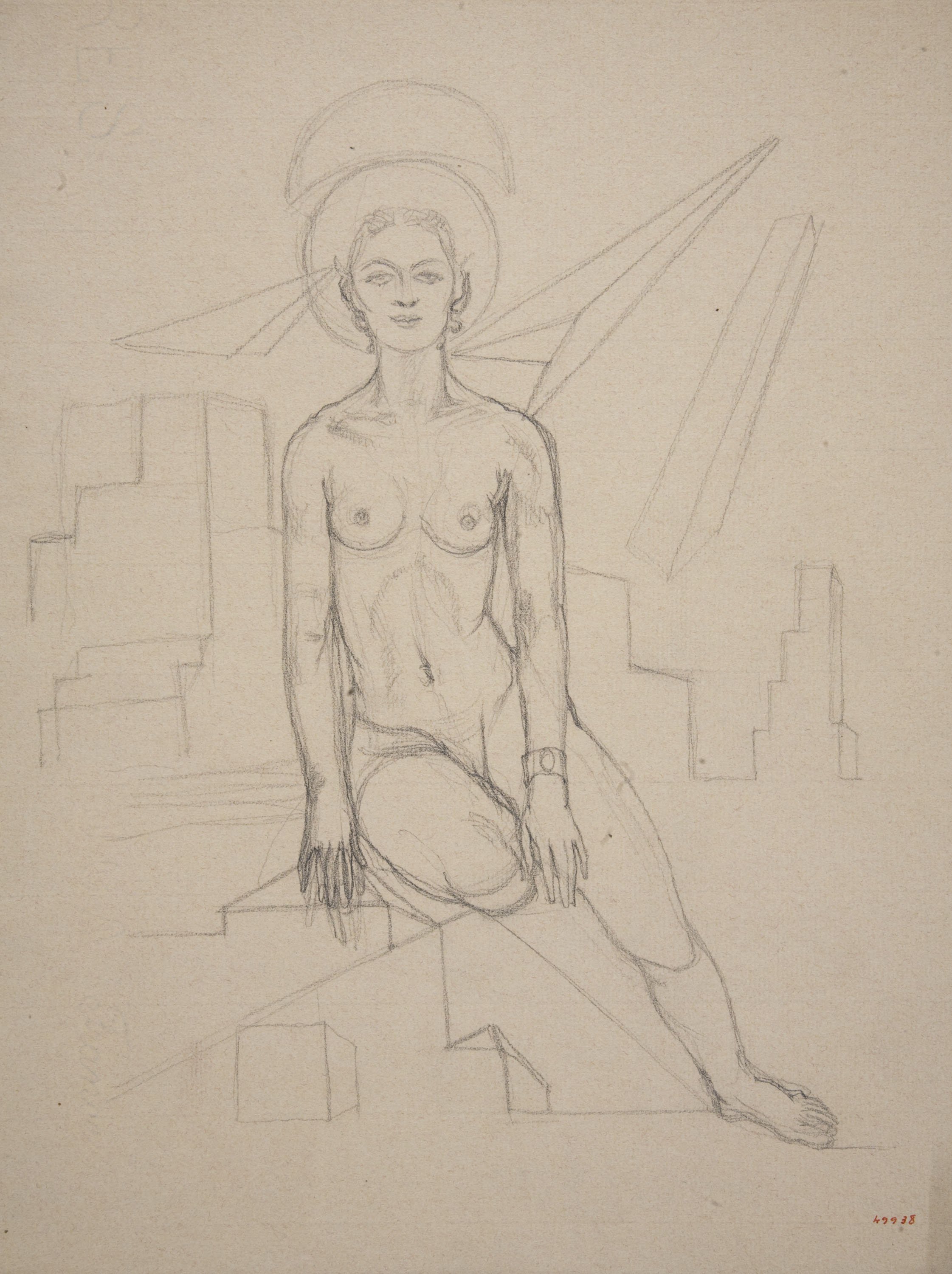 image for: Ismael Smith - Nu femení i construccions arquitectòniques - 1934