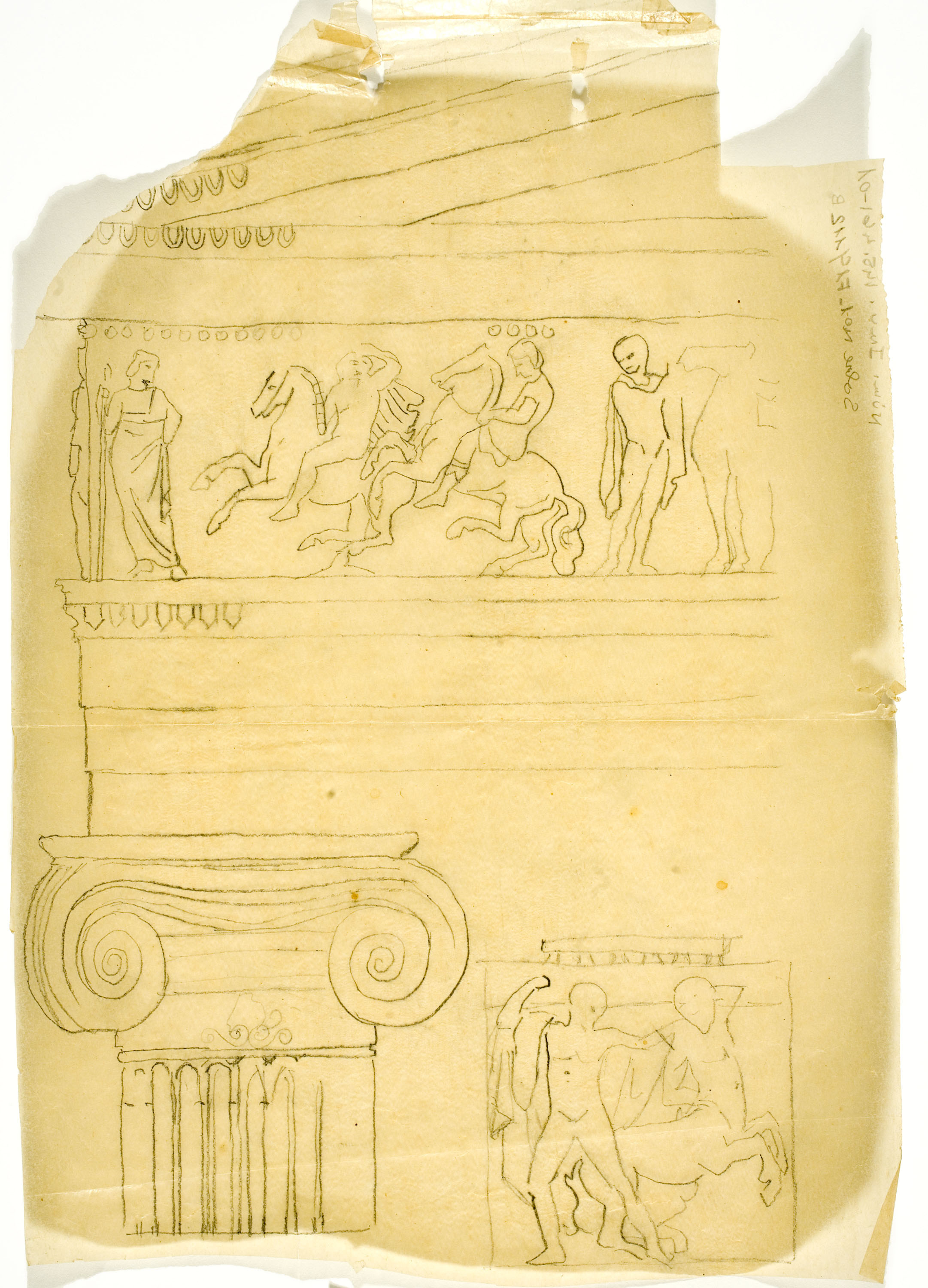 image for: Ismael Smith - Calc de fris i capitell - Cap a 1905-1915