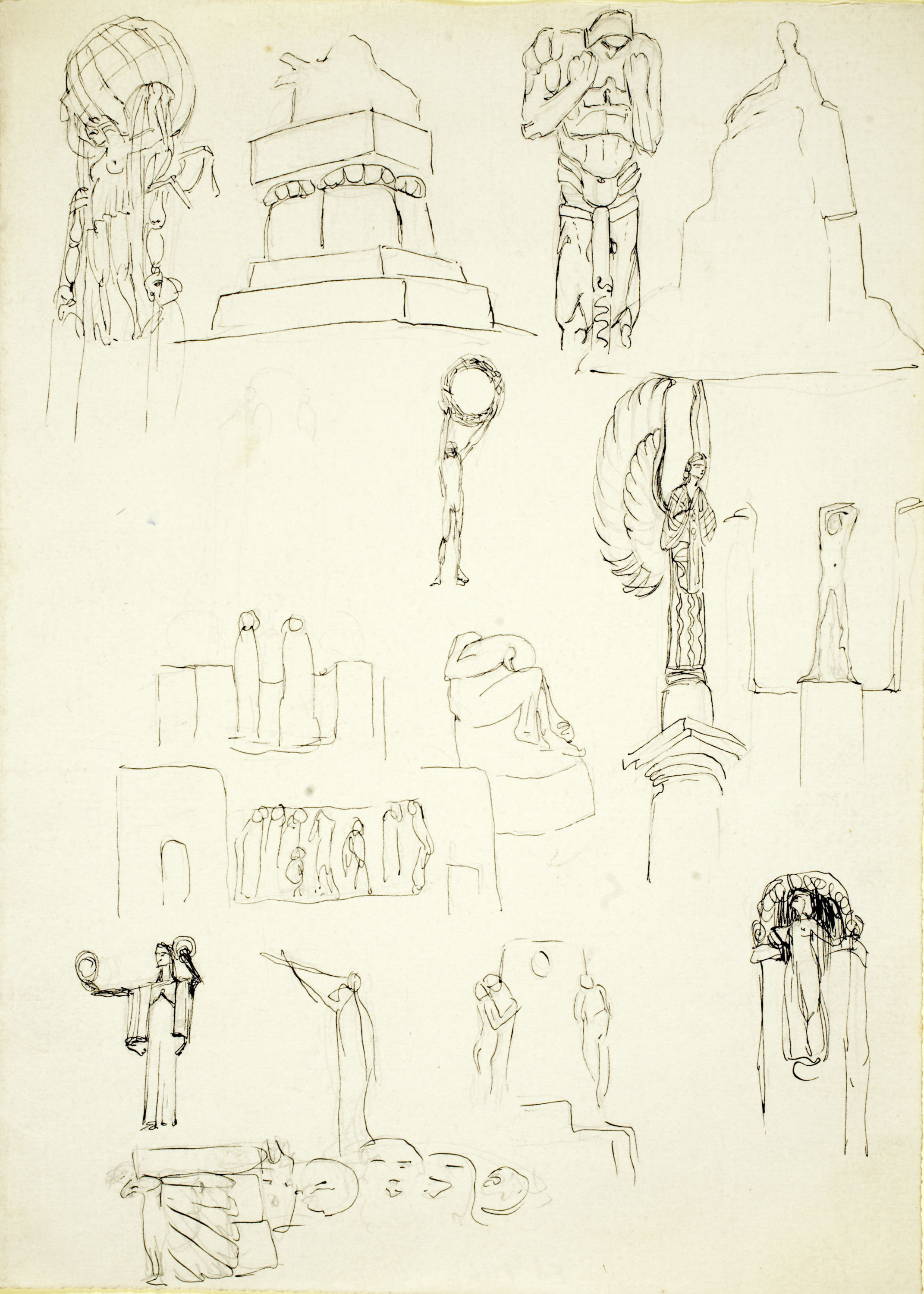 image for: Ismael Smith - Apunts del monument a Pere Turull - 1911