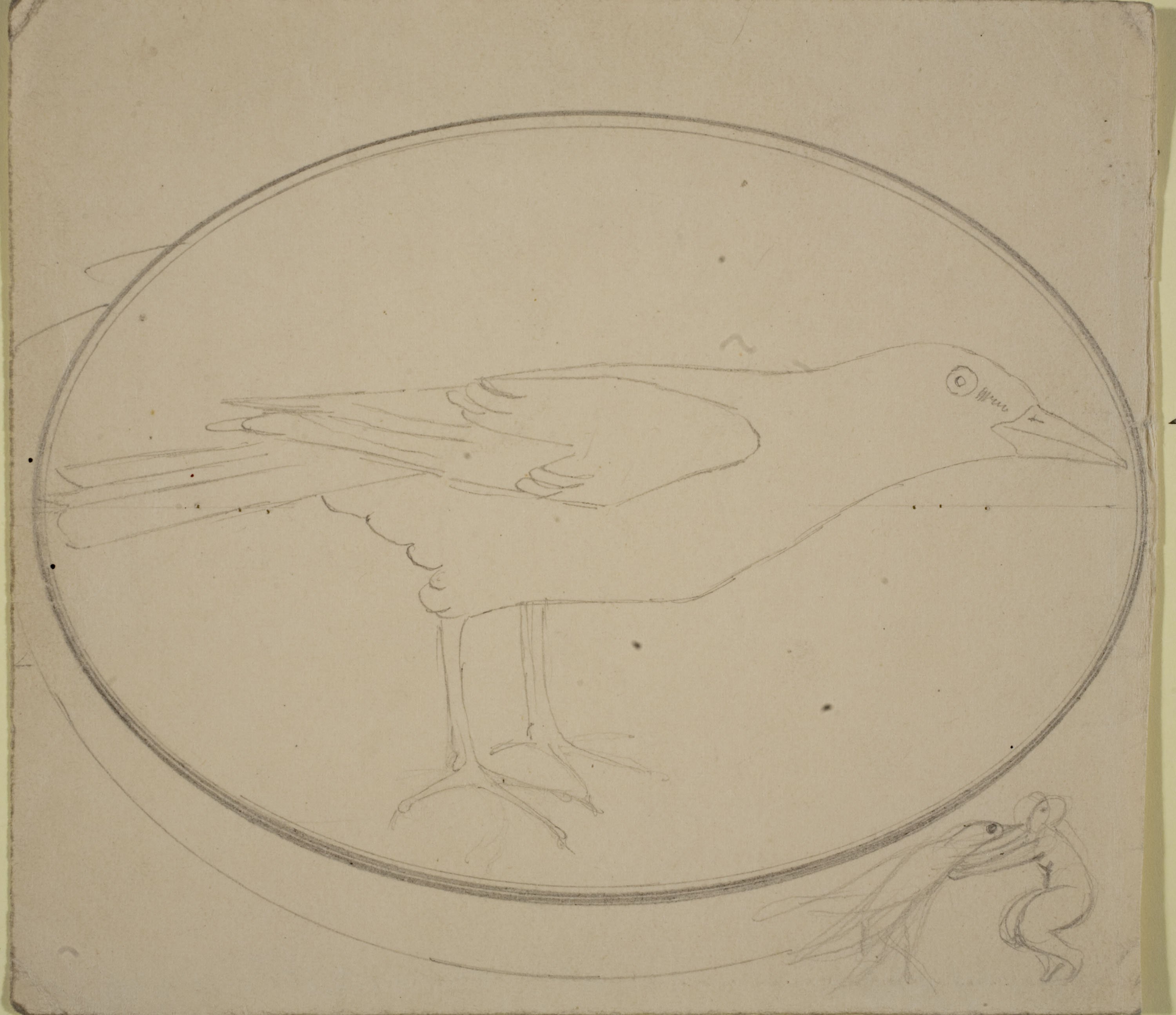 image for: Ismael Smith - Medalló amb ocell - Cap a 1906-1910