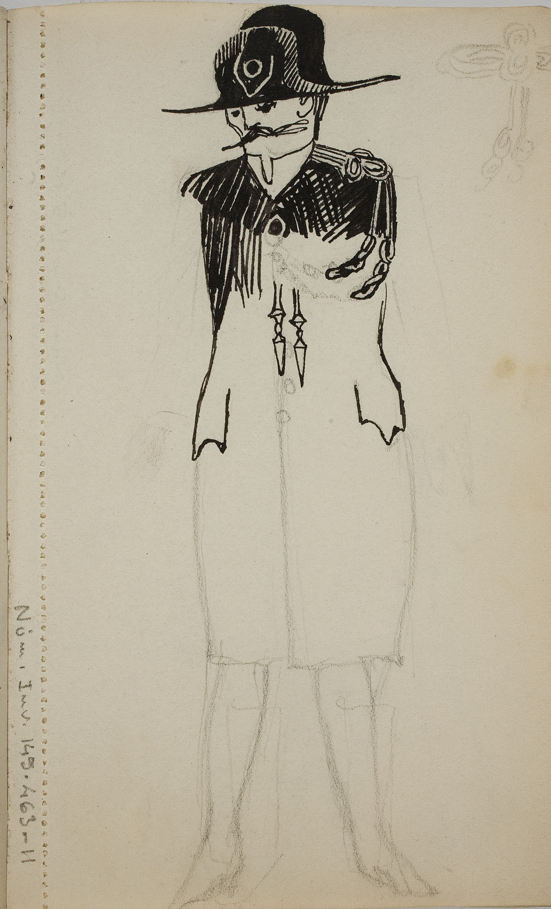 image for: Ismael Smith - Militar - Cap a 1909-1916