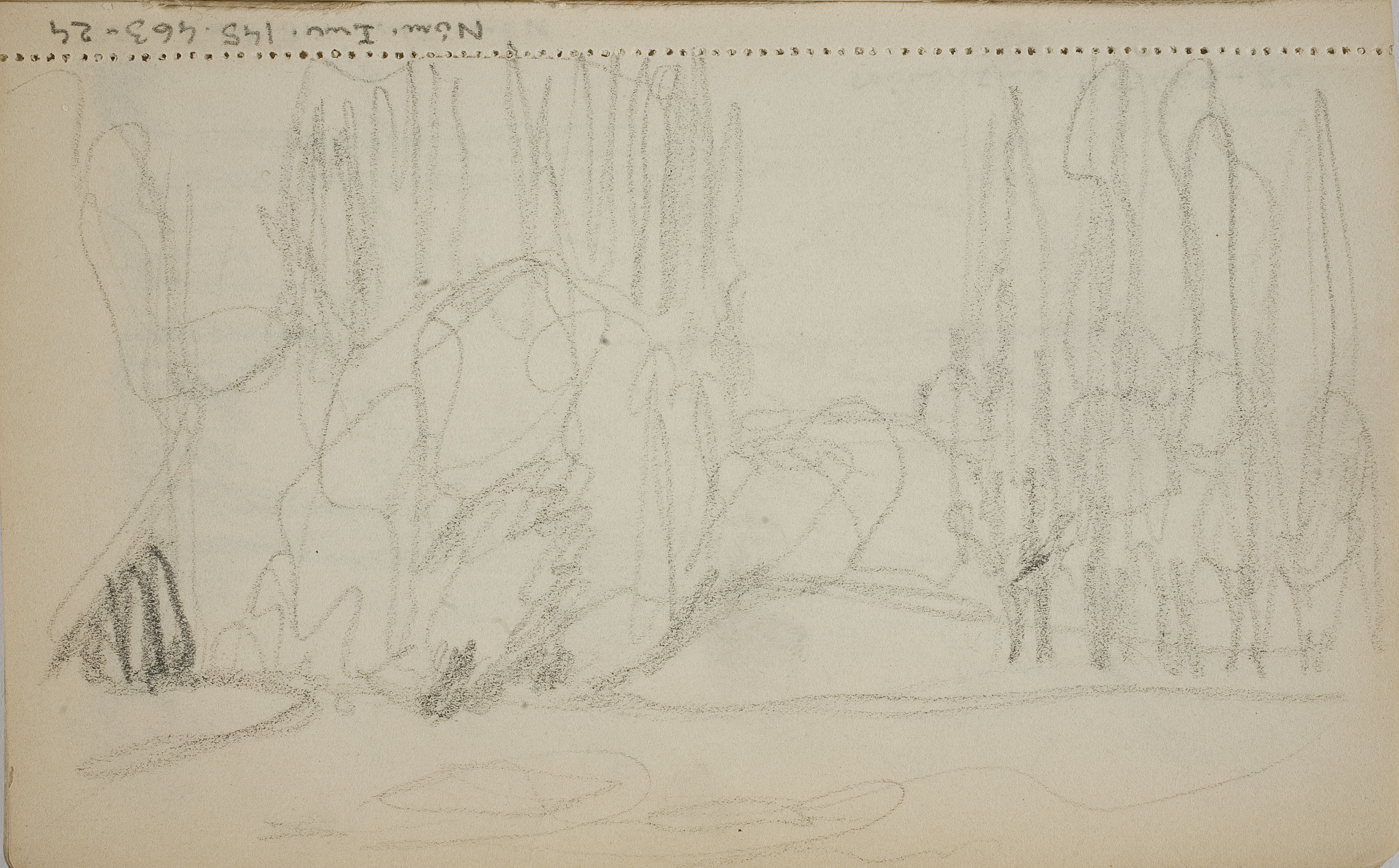 image for: Ismael Smith - Croquis de paisatge - Cap a 1909-1916