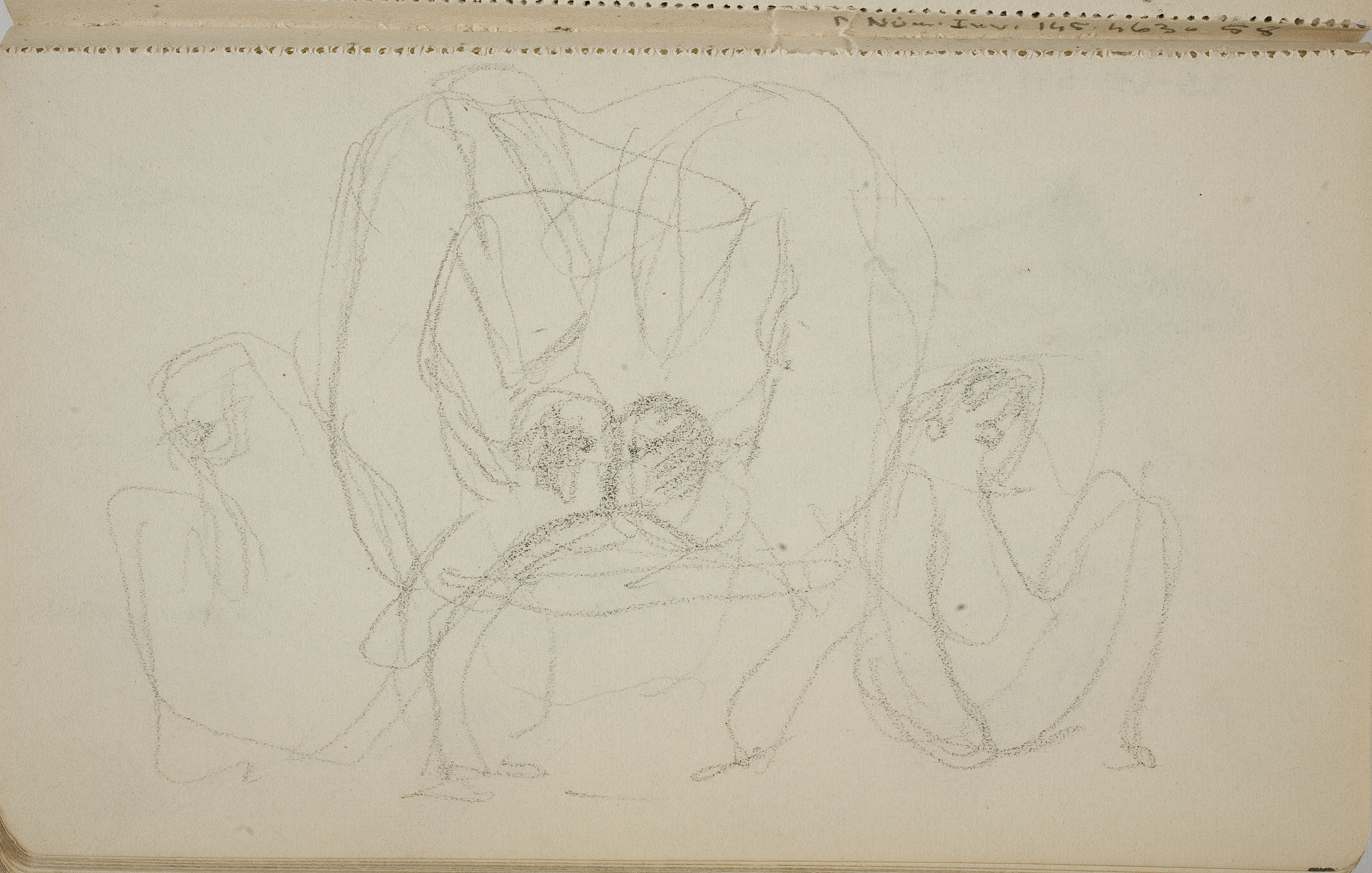 image for: Ismael Smith - Croquis de figures - Cap a 1916