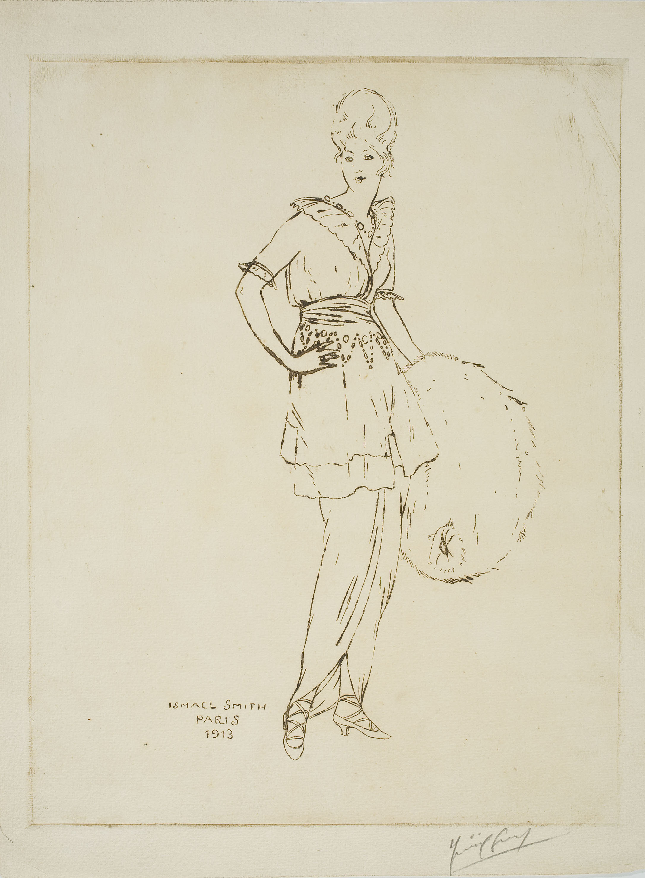 image for: Ismael Smith - A young lady - 1913