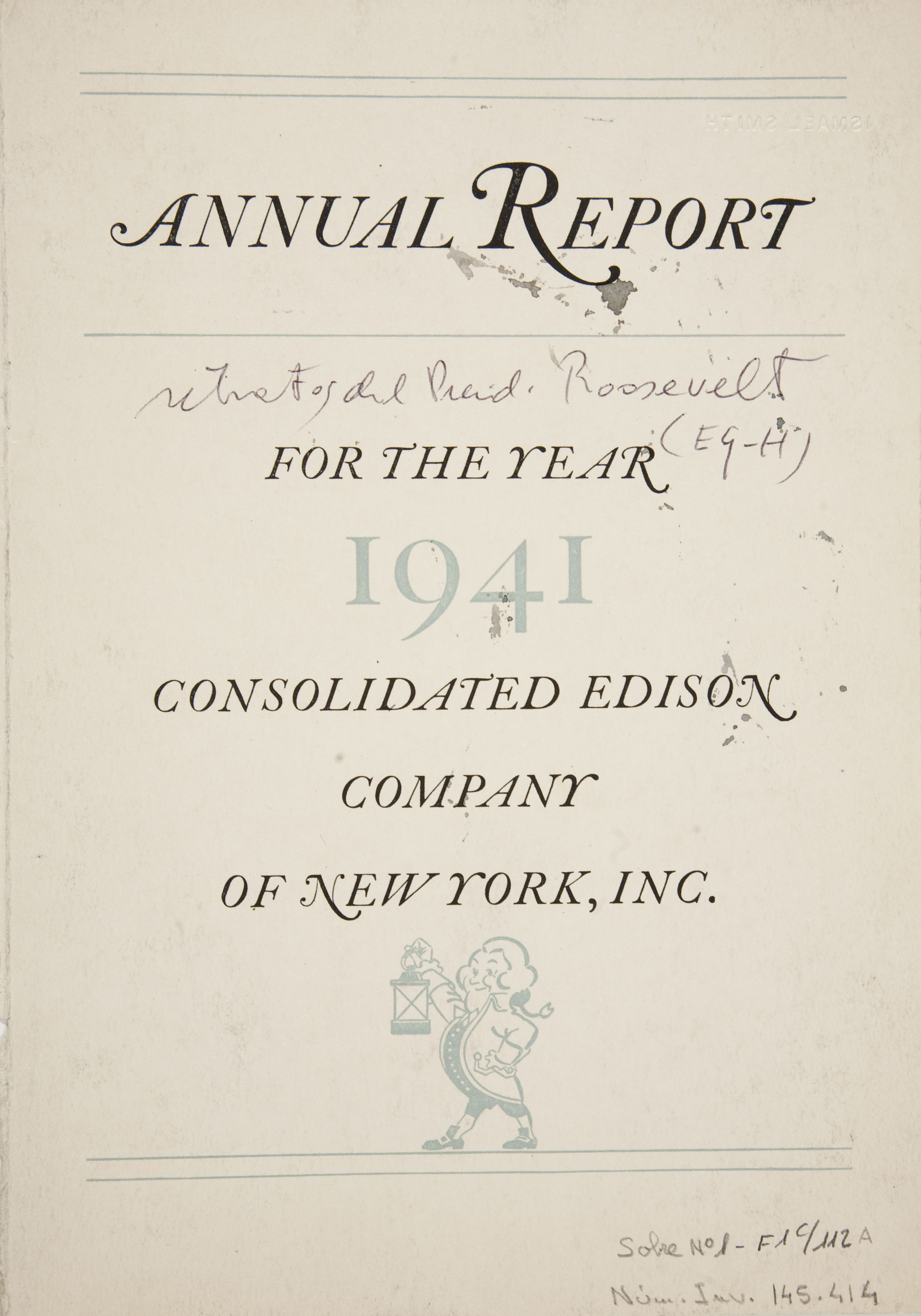 image for: Ismael Smith - Retrat de Franklin Delano Roosevelt - Cap a 1941 [1]