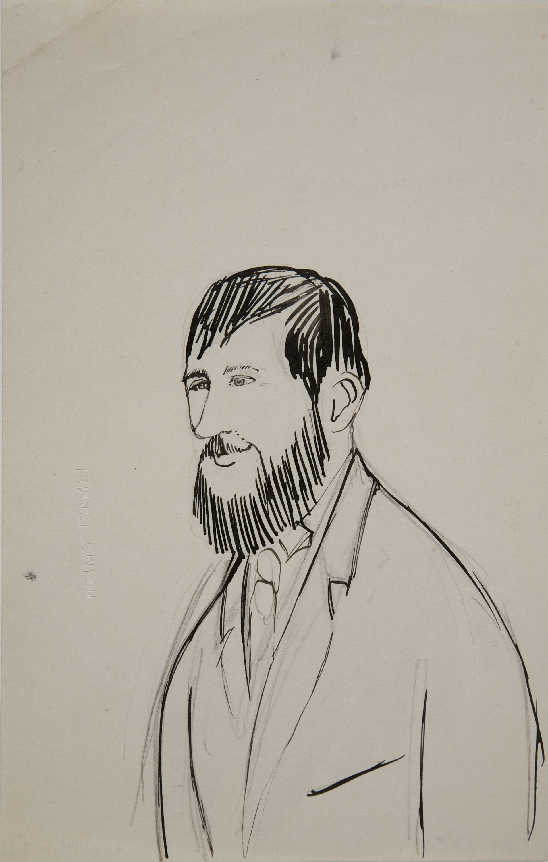 image for: Ismael Smith - Retrat de Juan Diego Ruiz (anvers) / Retrat de Juan Diego Ruiz (revers) - 1913