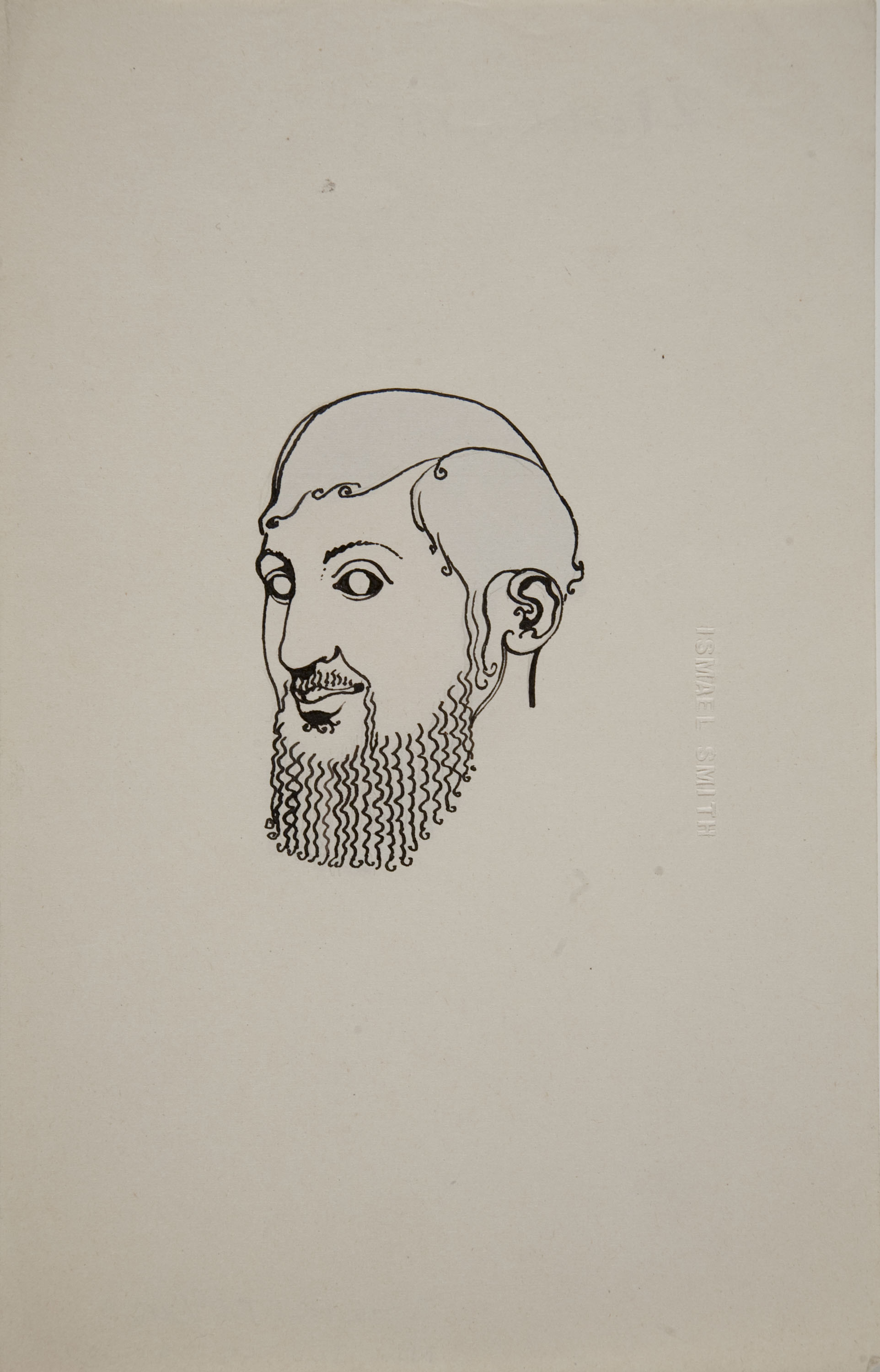 image for: Ismael Smith - Retrat de Juan Diego Ruiz (anvers) / Retrat de Juan Diego Ruiz (revers) - 1913