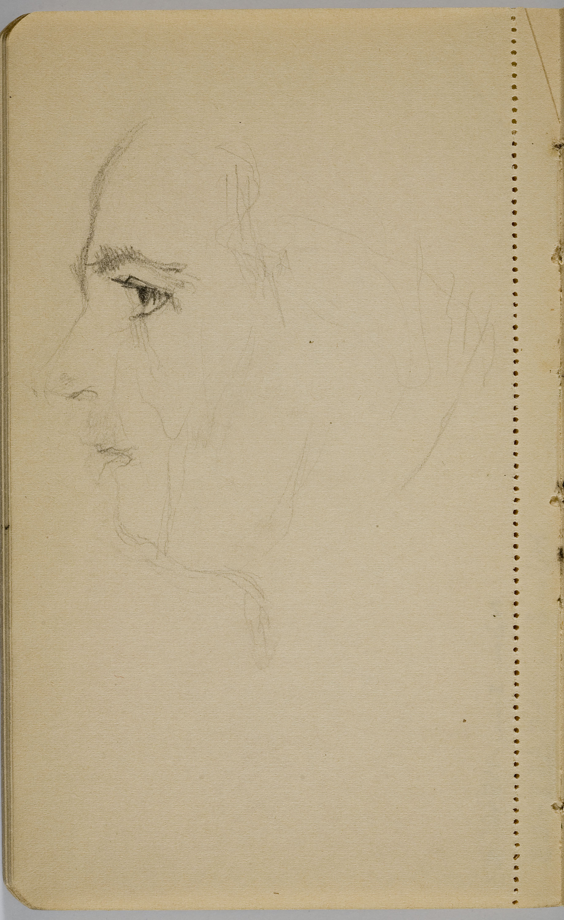 image for: Ismael Smith - Esbós de retrat masculí - Cap a 1911-1913