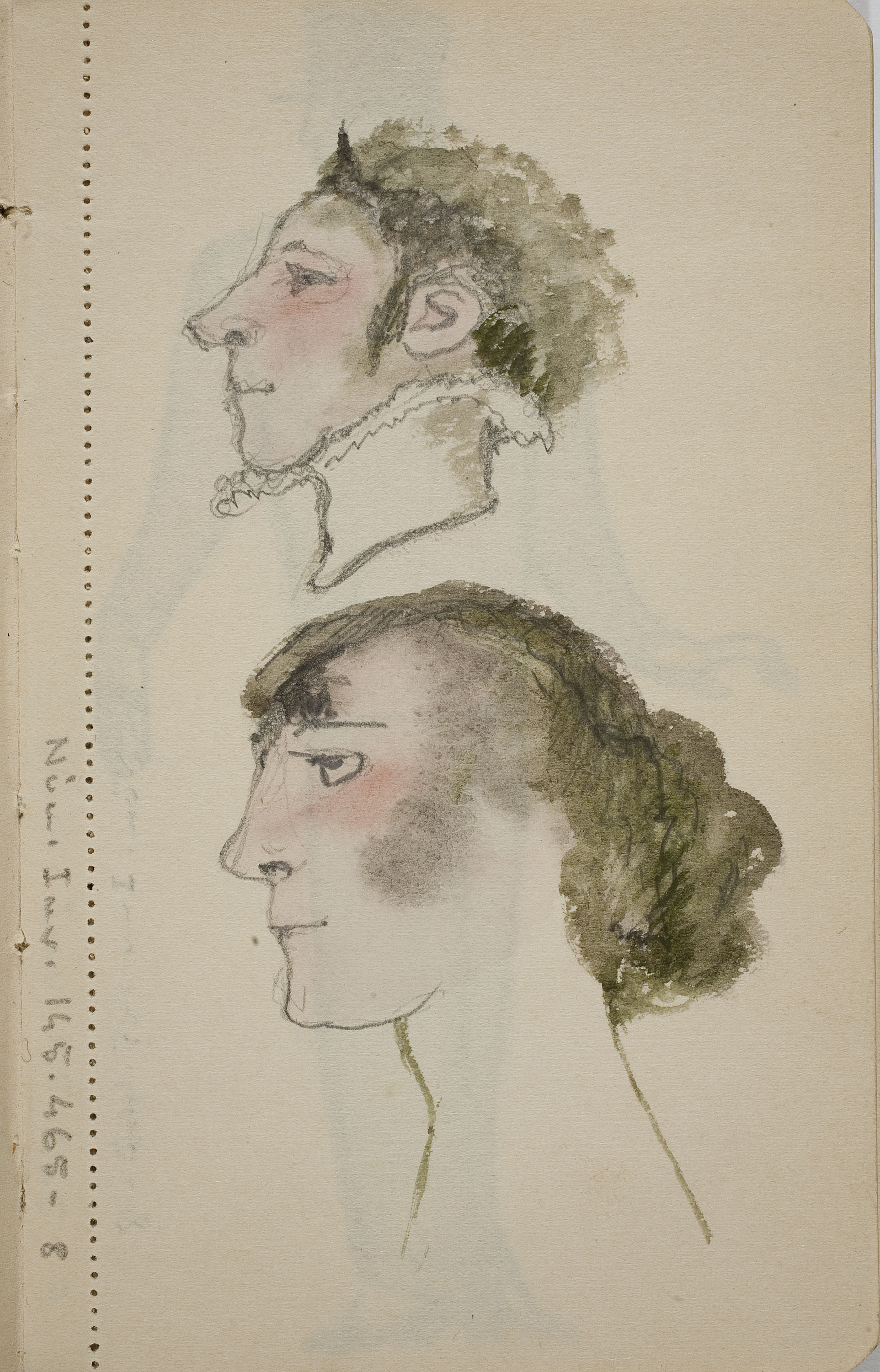 image for: Ismael Smith - Estudi de caps - Cap a 1911-1913