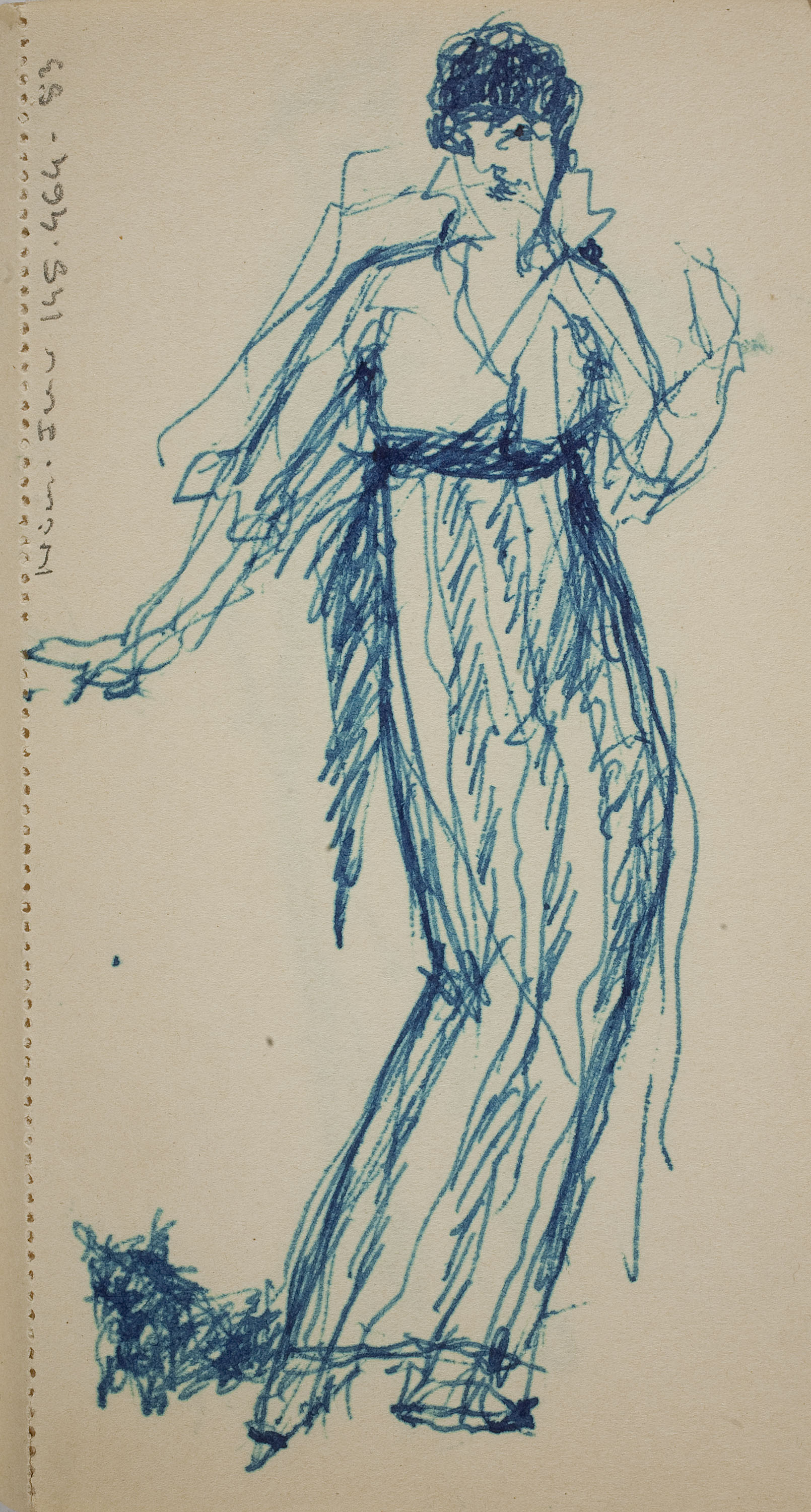 image for: Ismael Smith - Dama i gos - Cap a 1912