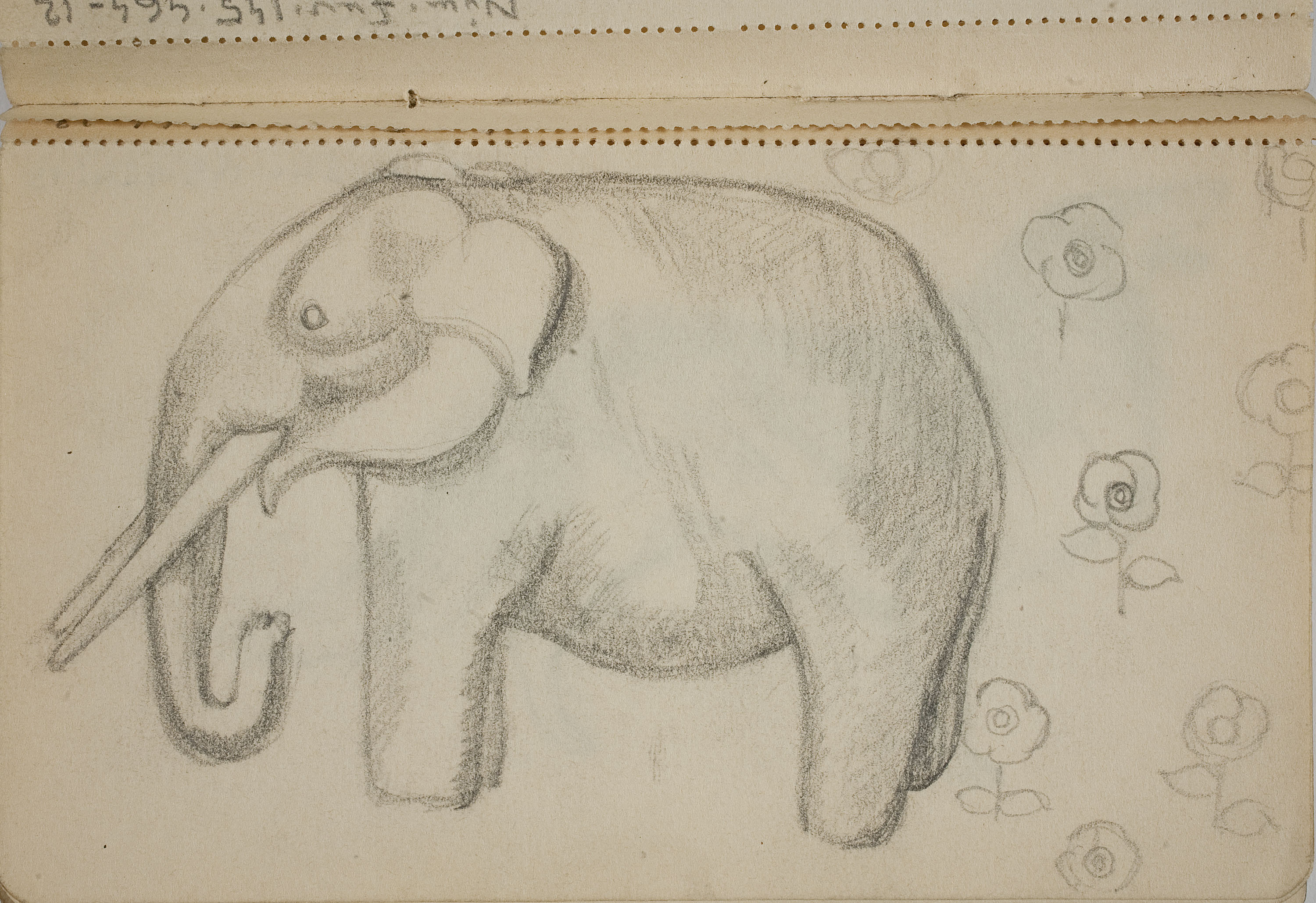 image for: Ismael Smith - Elefant i flors - Cap a 1912