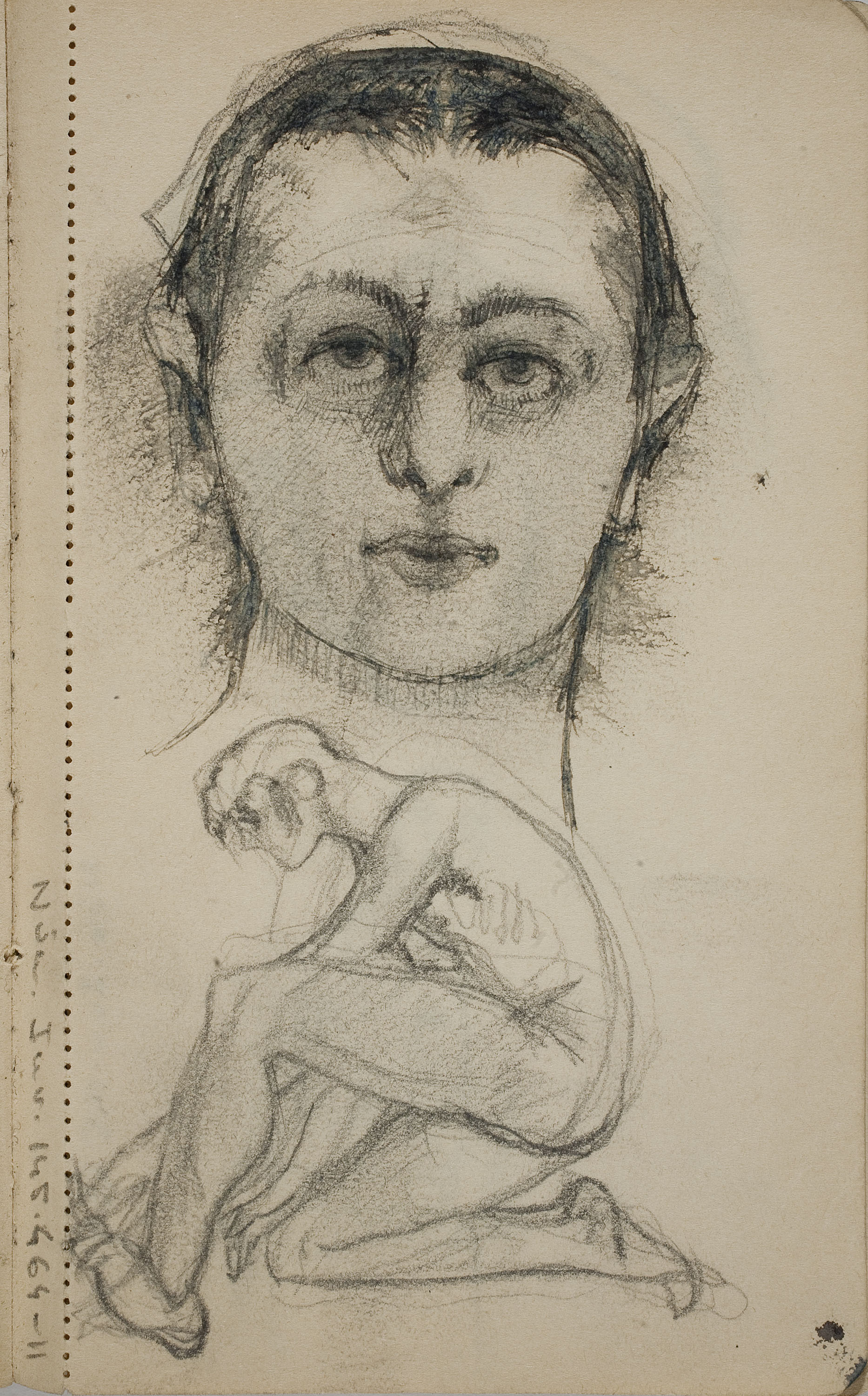 image for: Ismael Smith - Rostre i figura masculins - Cap a 1912