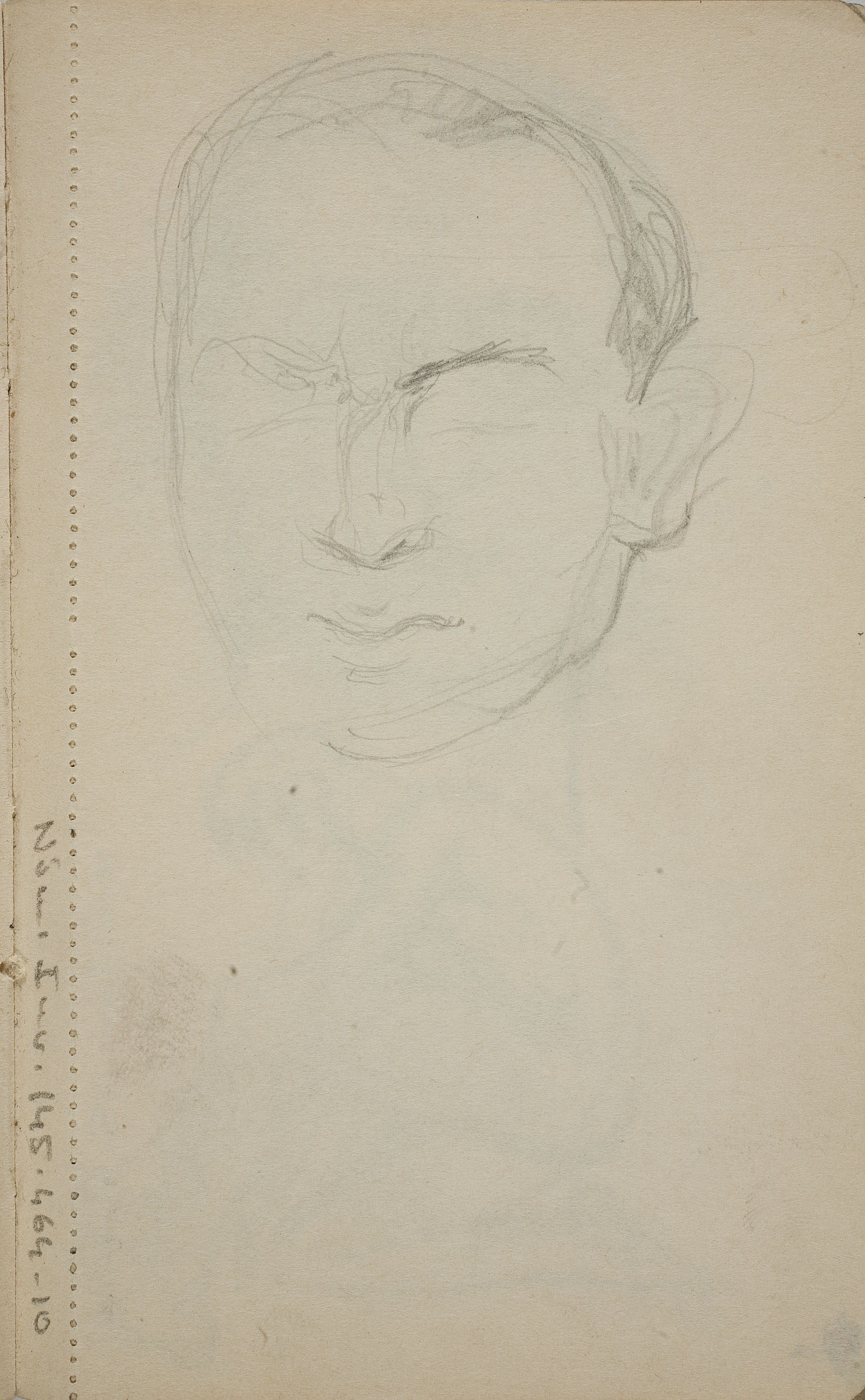 image for: Ismael Smith - Rostre masculí - Cap a 1912