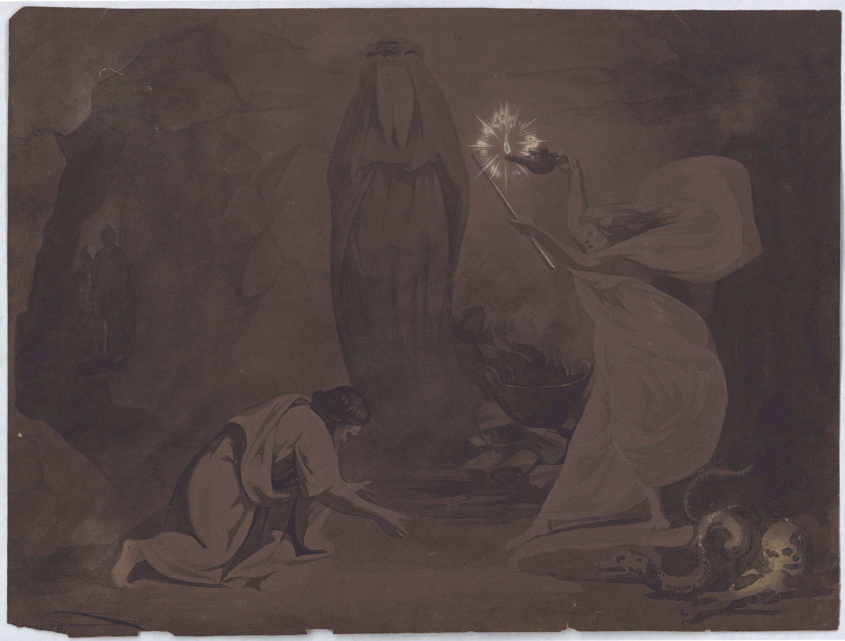 image for: Claudi Lorenzale - Episodi de la Divina Comèdia [?] - Cap a 1850-1870